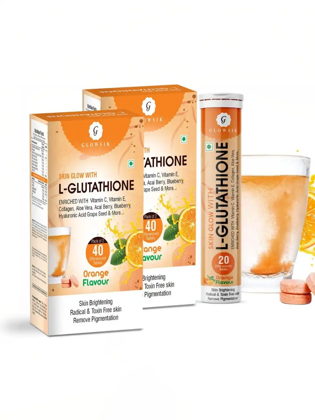 glowsik glutathione Buy G Set Of 4 Skin Glow Effervescent Tablets - 20 Tabs Each - Skin Supplements for Unisex 43164453 كريم يعيد اشراقة الوجه Size:5g - $137.08 Solubility a of polyamides
