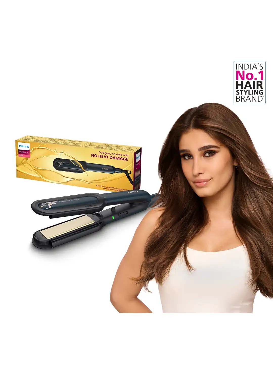 Buy Philips No Heat Damage Hair Straightener BHS507/40 with