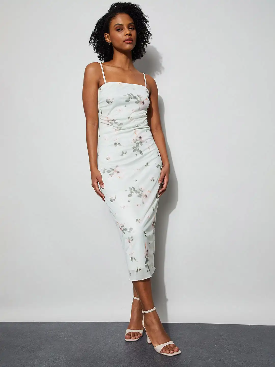 Buy Ginger by Lifestyle Floral Print Sheath Midi Dress - Dresses for Women 42551820