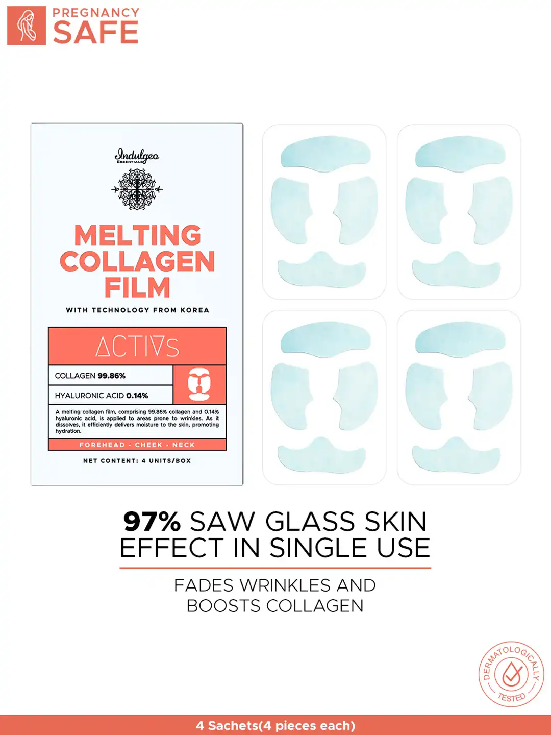 Buy Indulgeo Essentials Melting Collagen sheet mask for Anti Aging
