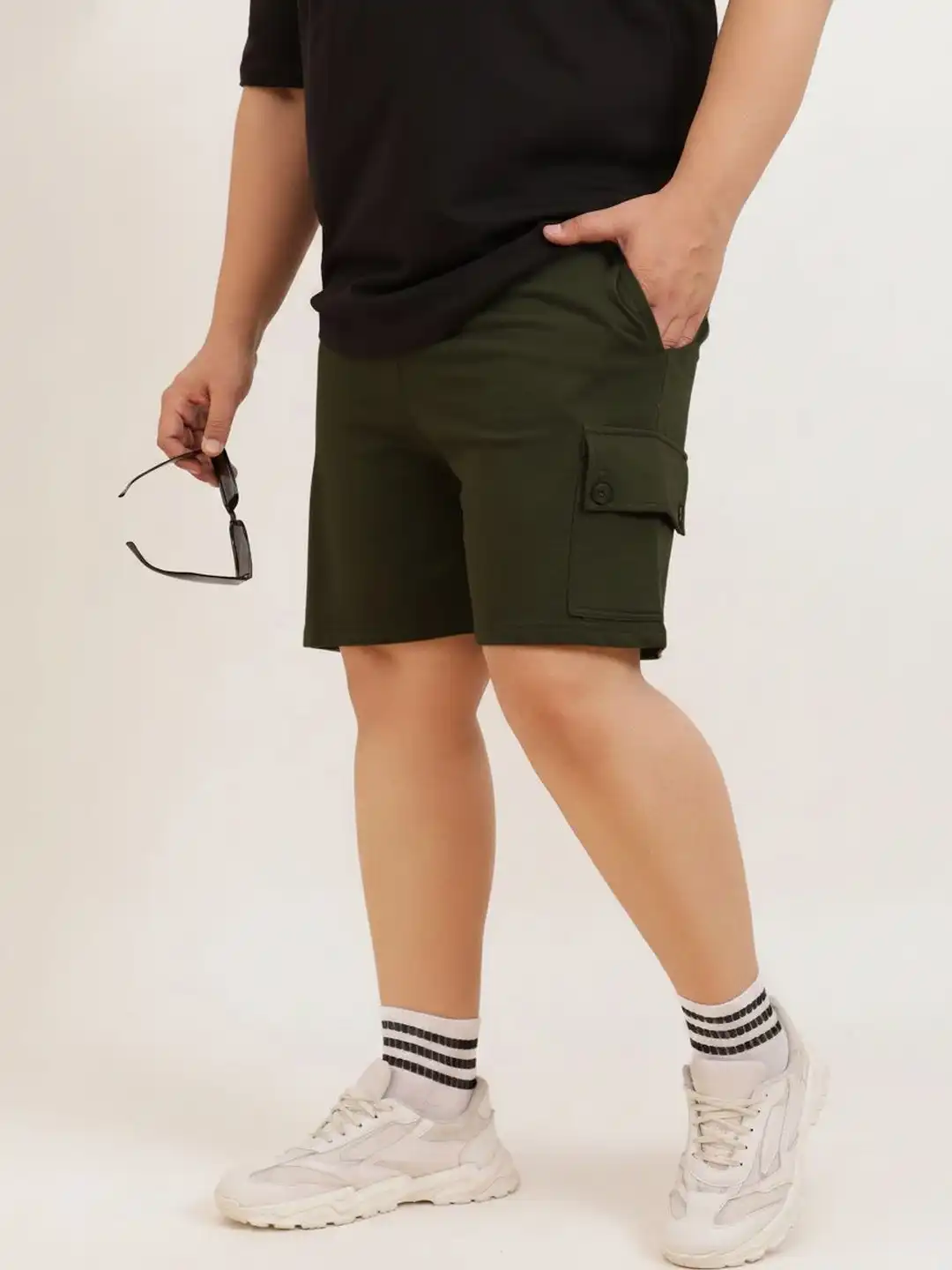 Buy Toodle Plus Men Plus Size Cotton Cargo Shorts - Shorts for Men