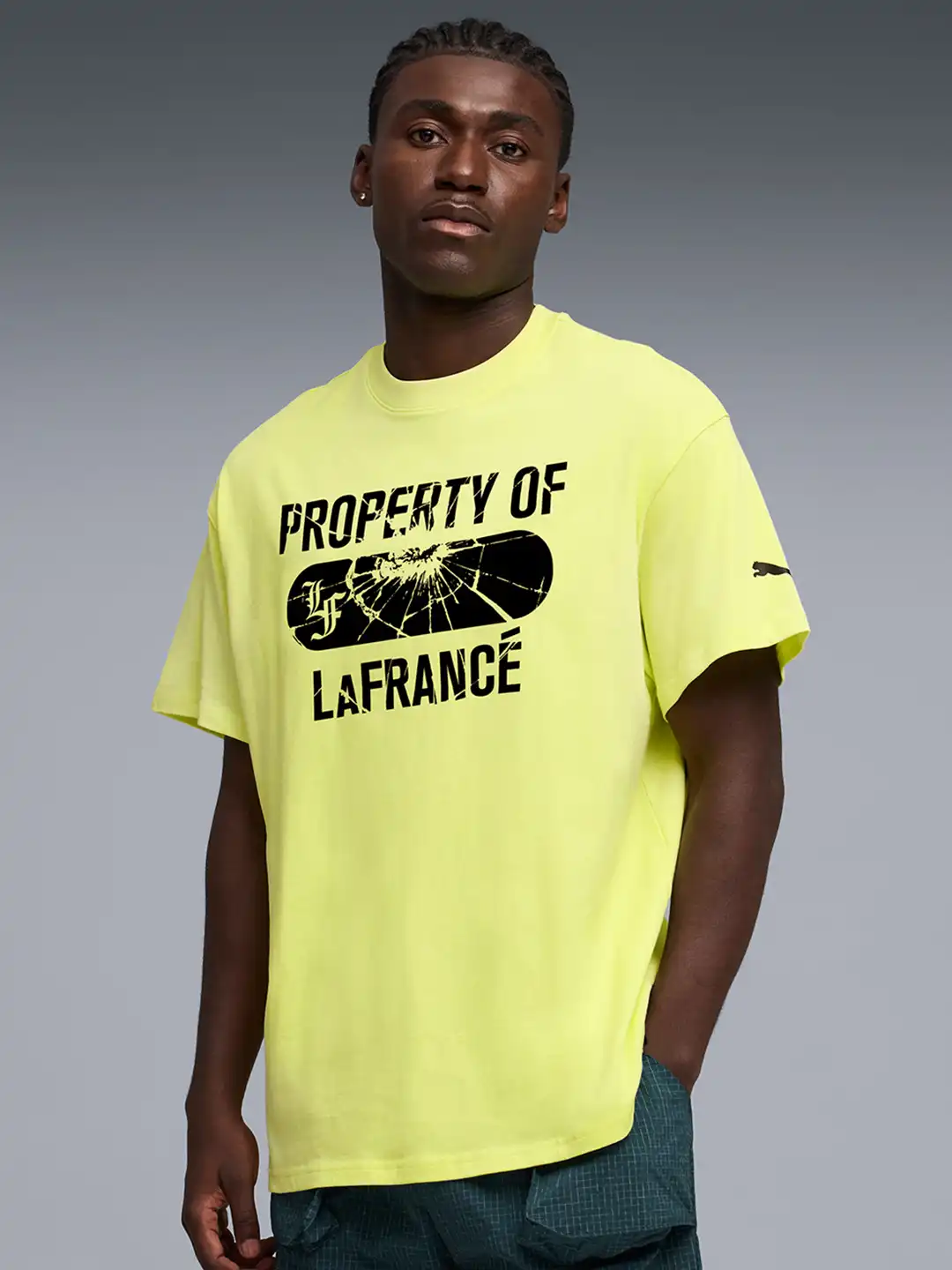 Buy Puma LaFrance Suppy Men's Oversized Cotton Basketball Tee II