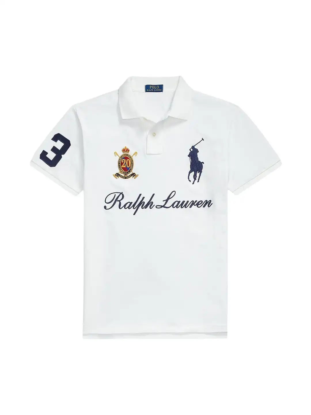 Ralph Lauren コットンアンサンブル　ホワイトM Buy Polo Ralph Lauren Men White Big Pony 20th Anniversary Polo