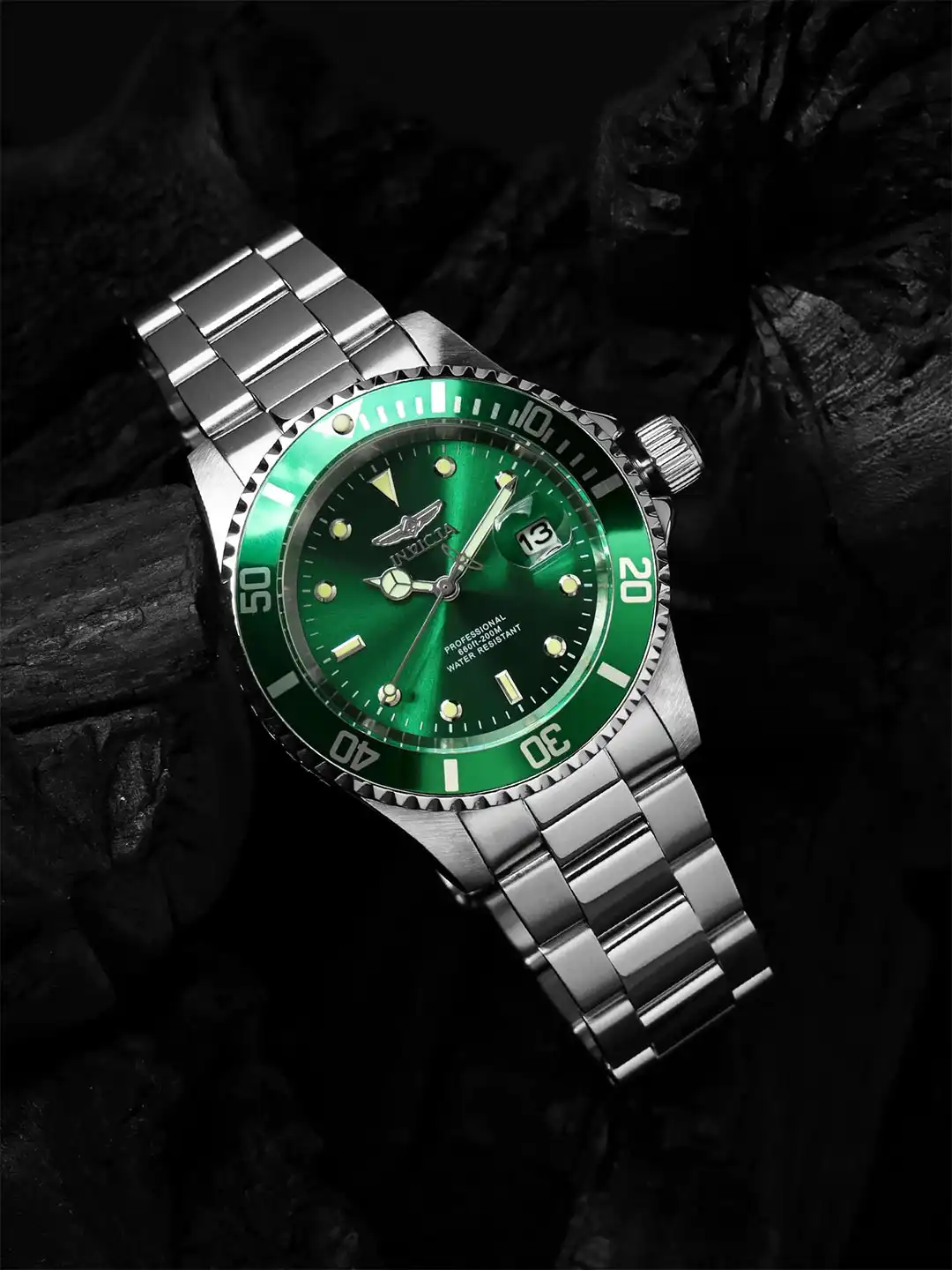 Buy Invicta Men Pro Diver 200 M Quartz Green Dial Analog Watch