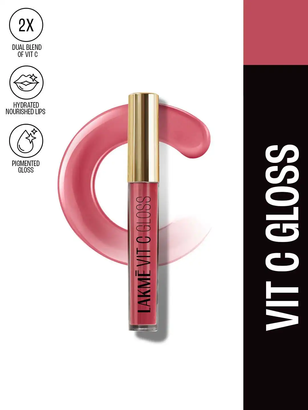 lip gloss vitamin c Buy Lakme Superglow Glass Finish Hydrating Lip Gloss Oil With Vitamin C  2.5ml - Hotpink C6 - Lip Gloss for Women 32189615