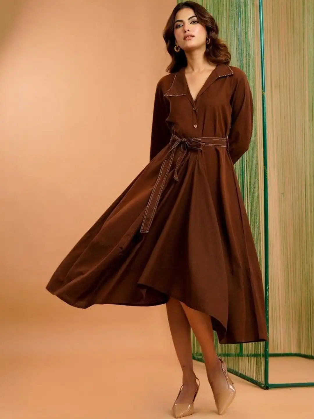 Buy AUTUMN LANE Cotton A-Line Maxi Dress - Dresses for Women 40819773