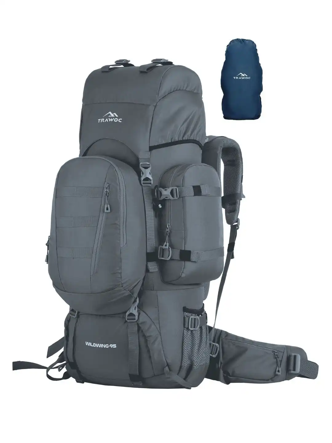 95l hiking backpack Buy Travel Rucksack 95 L Blue Online in India For added comfort Pro 95L Hydration Cargo Pack