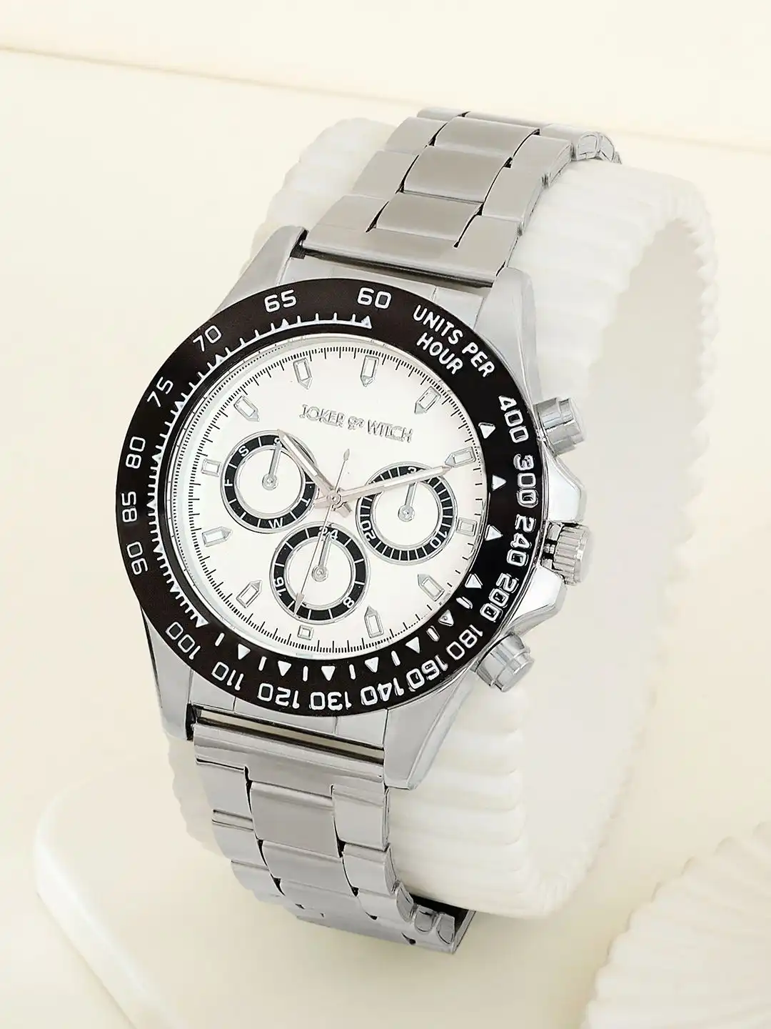 Buy JOKER & WITCH Dial & Stainless Steel Straps Watch AMWW1220
