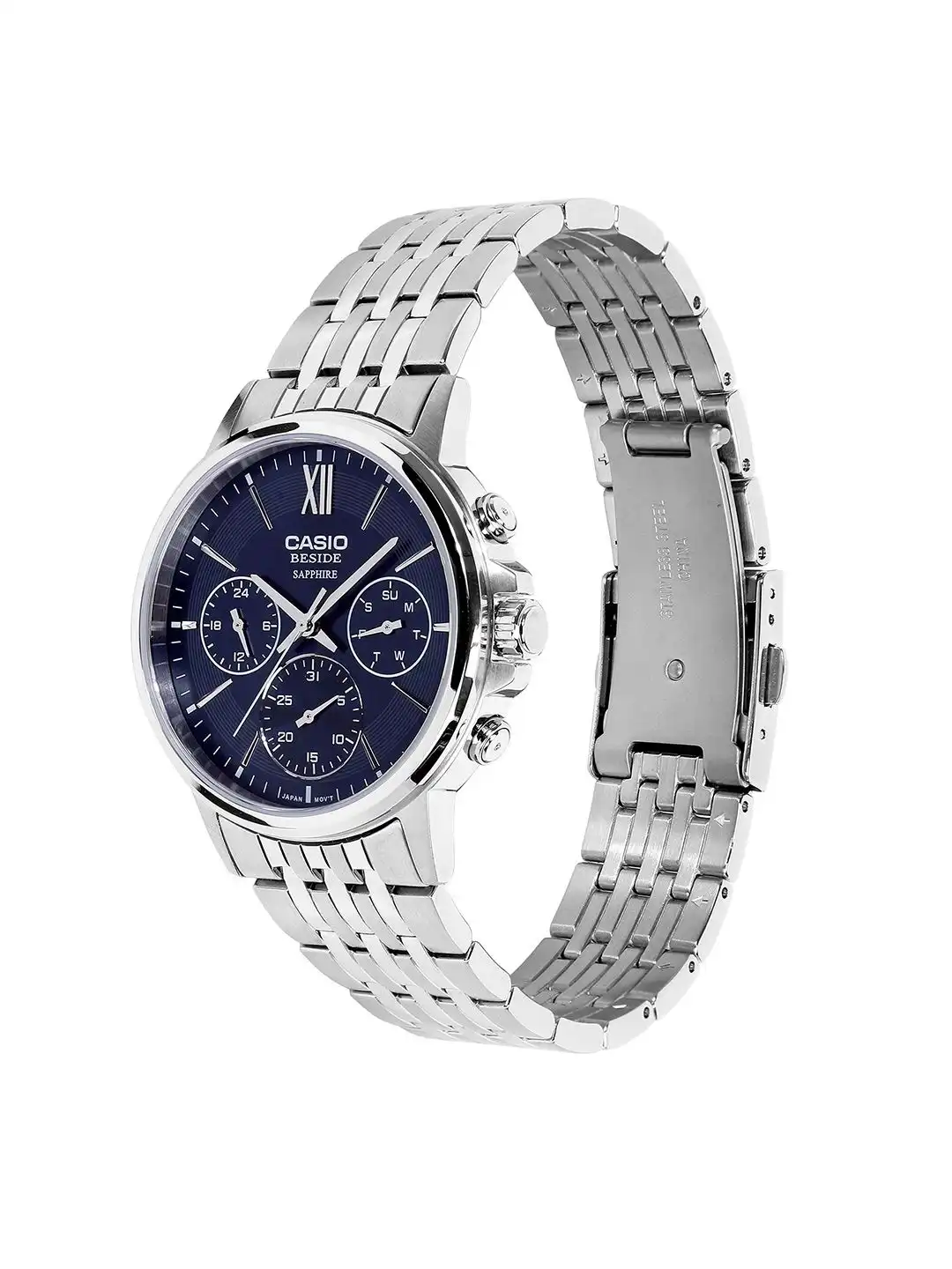 Buy CASIO Men Dial & Stainless Steel Bracelet Style Straps