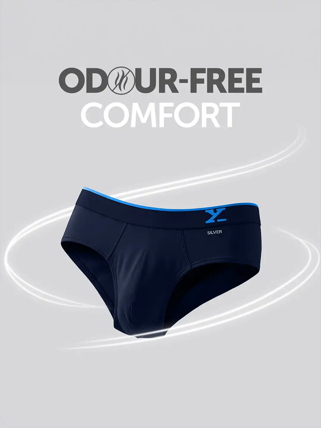 Buy XYXX Men Pack of 2 Traq Silver Cotton Trunk - Briefs for Men
