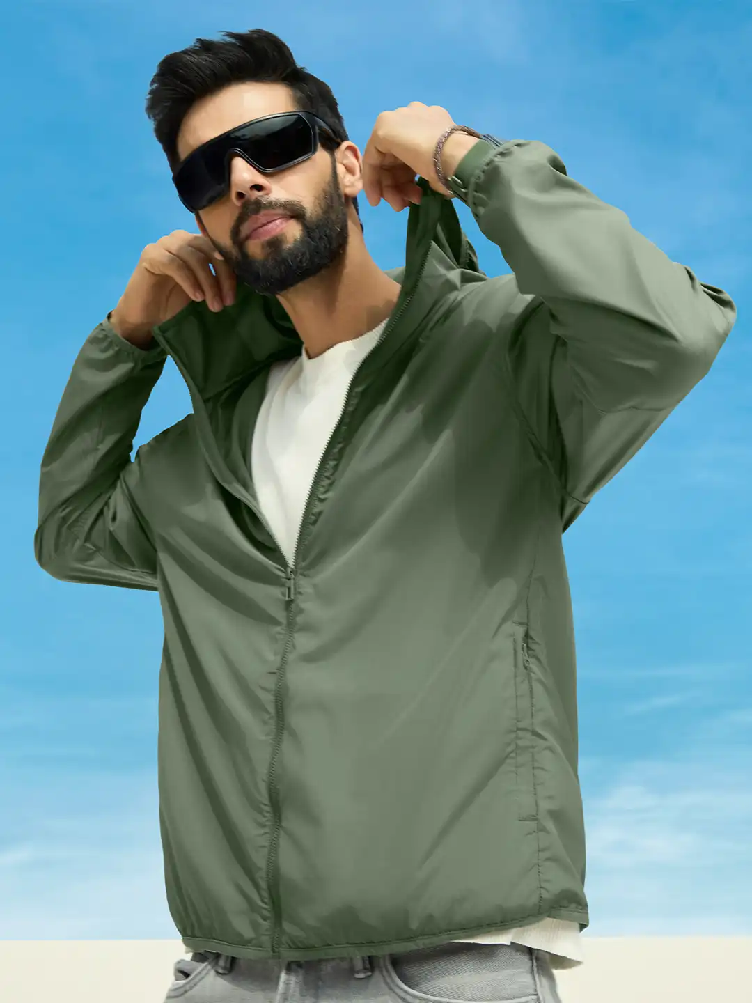 Buy XYXX Men's Solid Ozone Uv Protection Polyester Quick Dry Sage Buy XYXX Men's Solid Ozone Uv Protection Polyester Quick Dry Sage