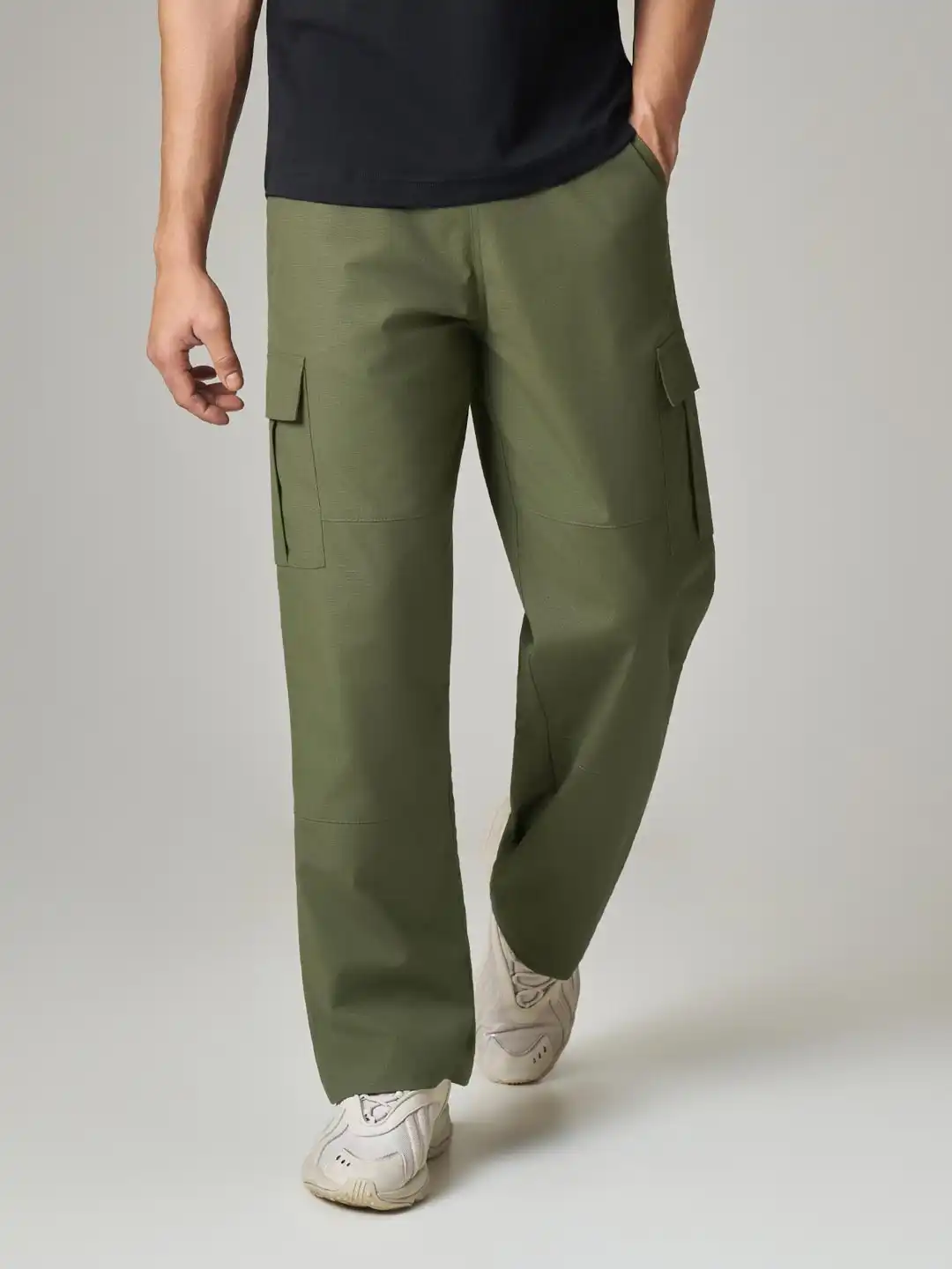 Buy XYXX Men Rove Relaxed Fit Ripstop Cargo Pants - Trousers for