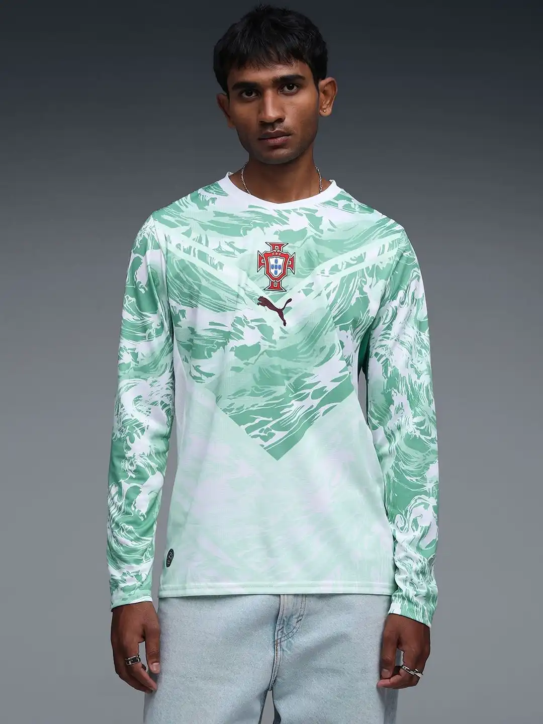 Buy Puma Portugal 2026 Men's Long Sleeve Away Jersey Replica