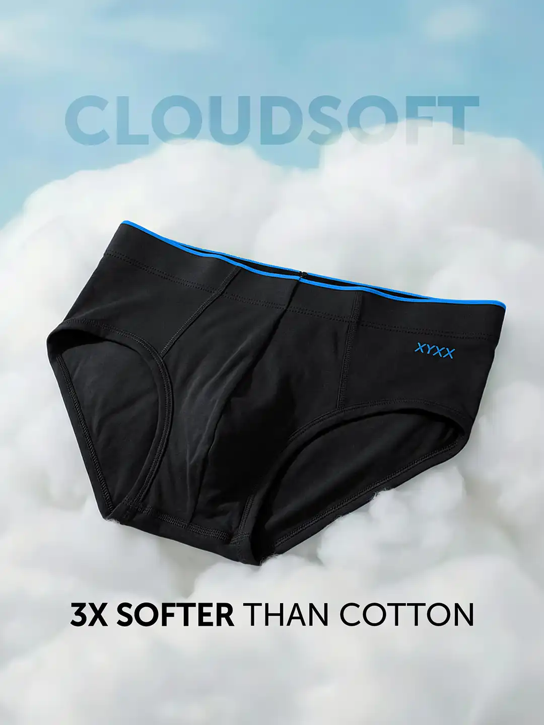 Buy XYXX Men Black Solid Ultra Soft Antimicrobial Micro Modal