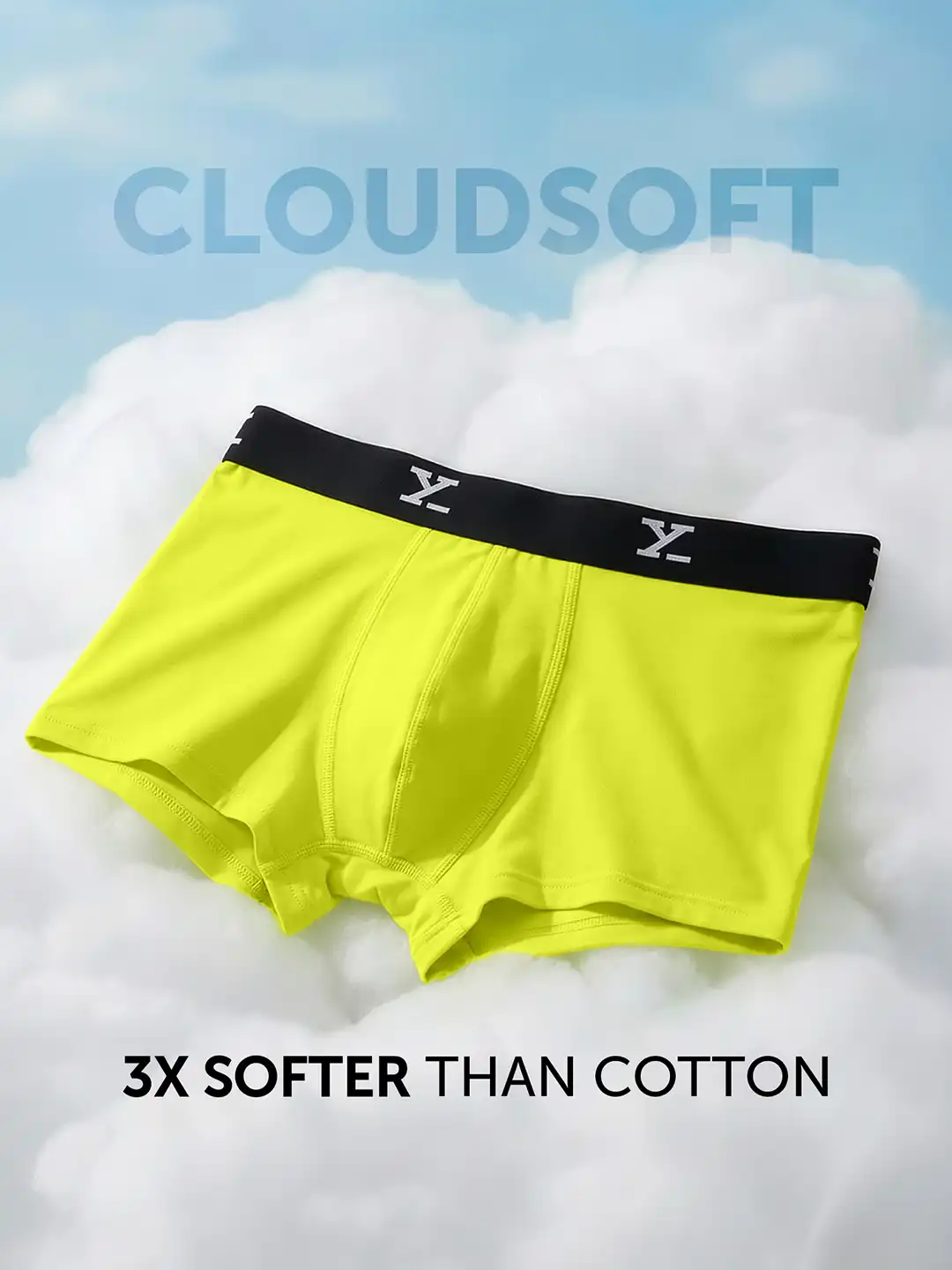 Buy XYXX Men Solid ACE IntelliSoft Modal LIME GREEN Trunks - Trunk