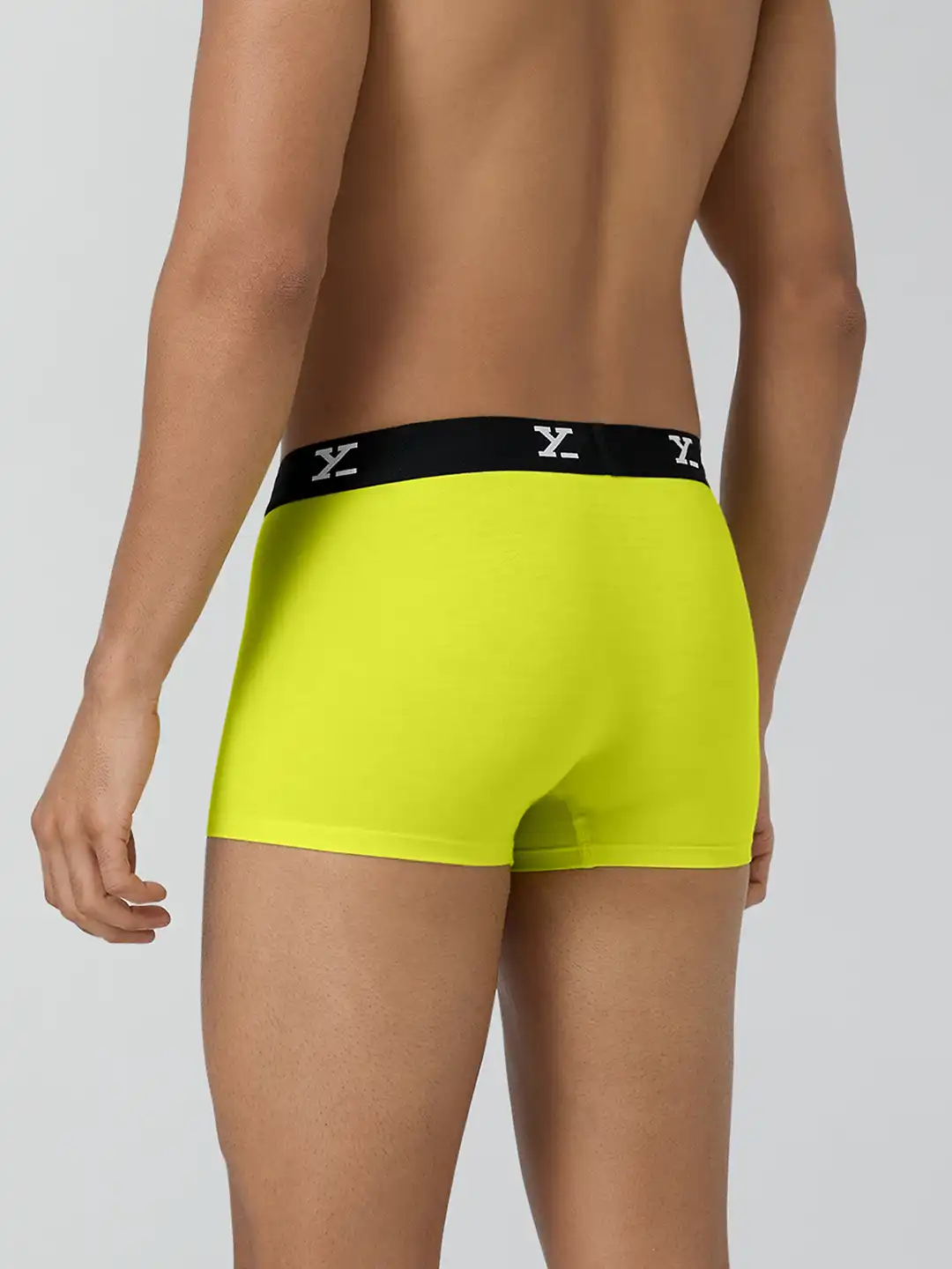Buy XYXX Men Solid ACE IntelliSoft Modal LIME GREEN Trunks - Trunk