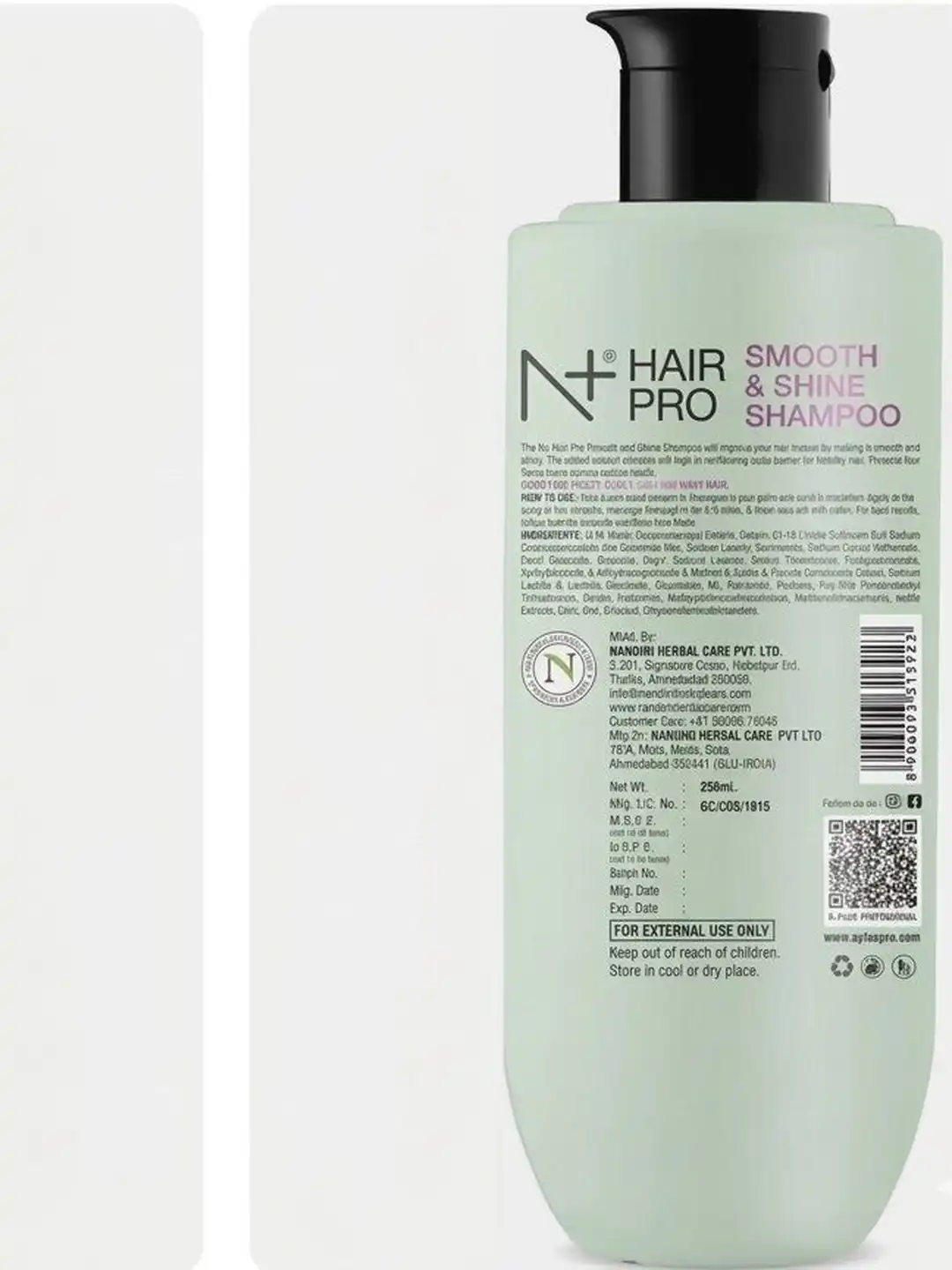 Buy N plus Smooth & Shine Shampoo - 250 ml - Shampoo for Unisex