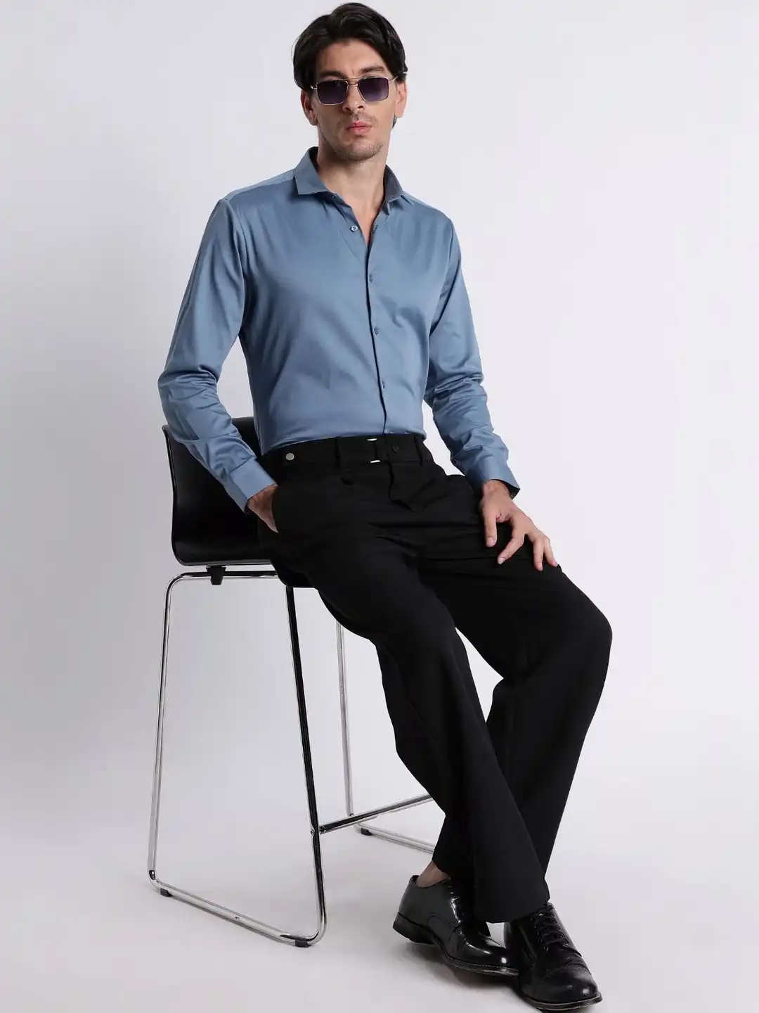 blue maxi sequin dress Johnnie-O Men's Biles Performance Button Up Shirt in Maliblu main image 1