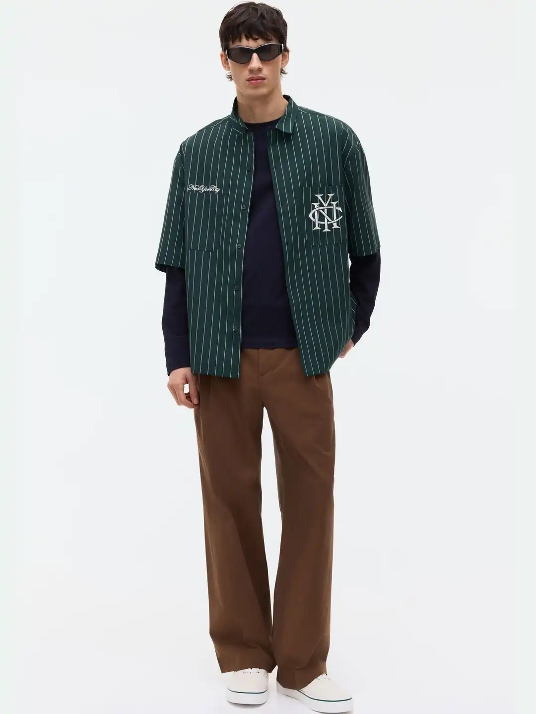 Buy H&M Regular Fit Embroidered-motif Shirt - Shirts for Men