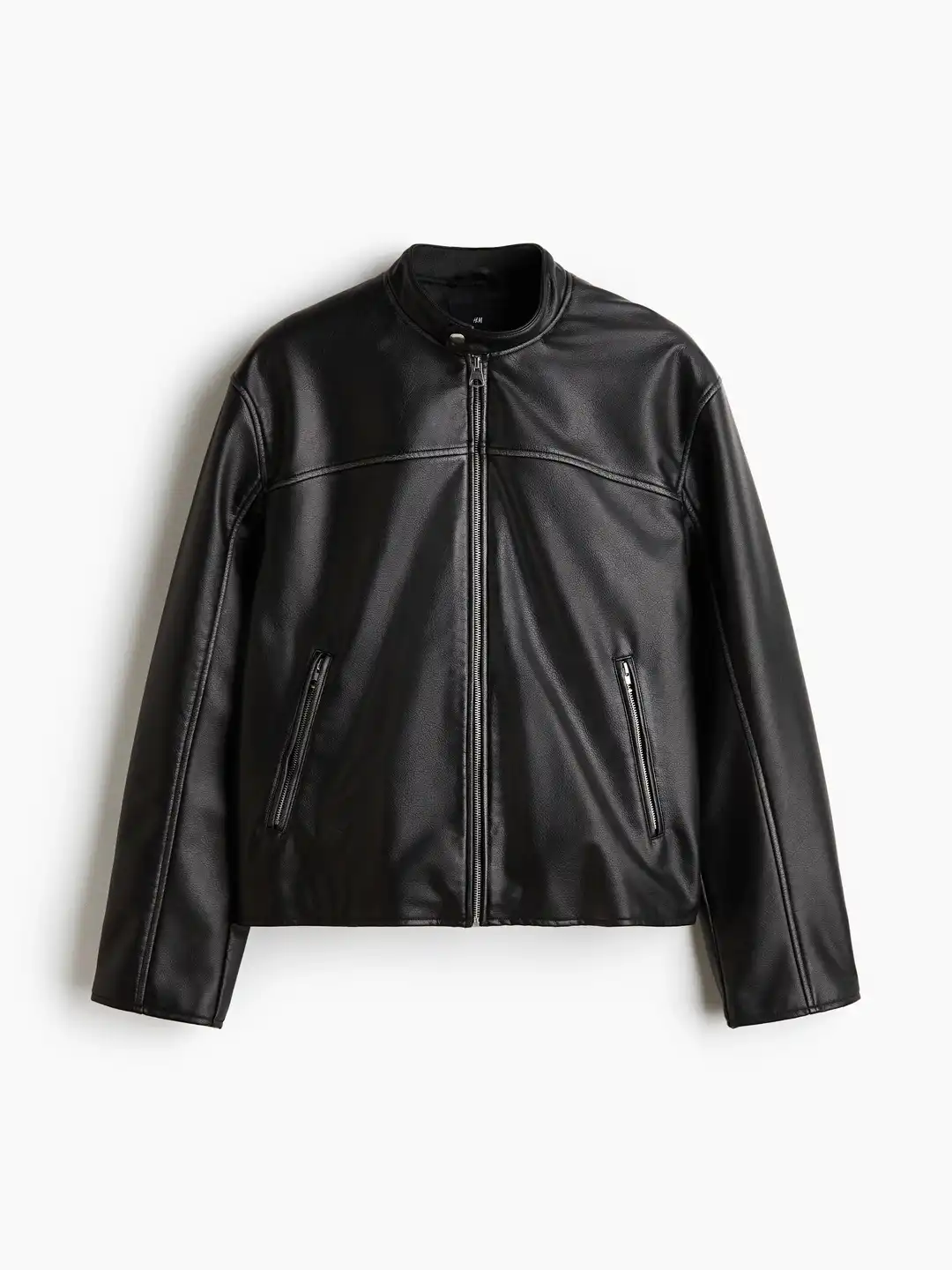 Buy H&M Coated Racer Jacket - Jackets for Men 40238142 | Myntra