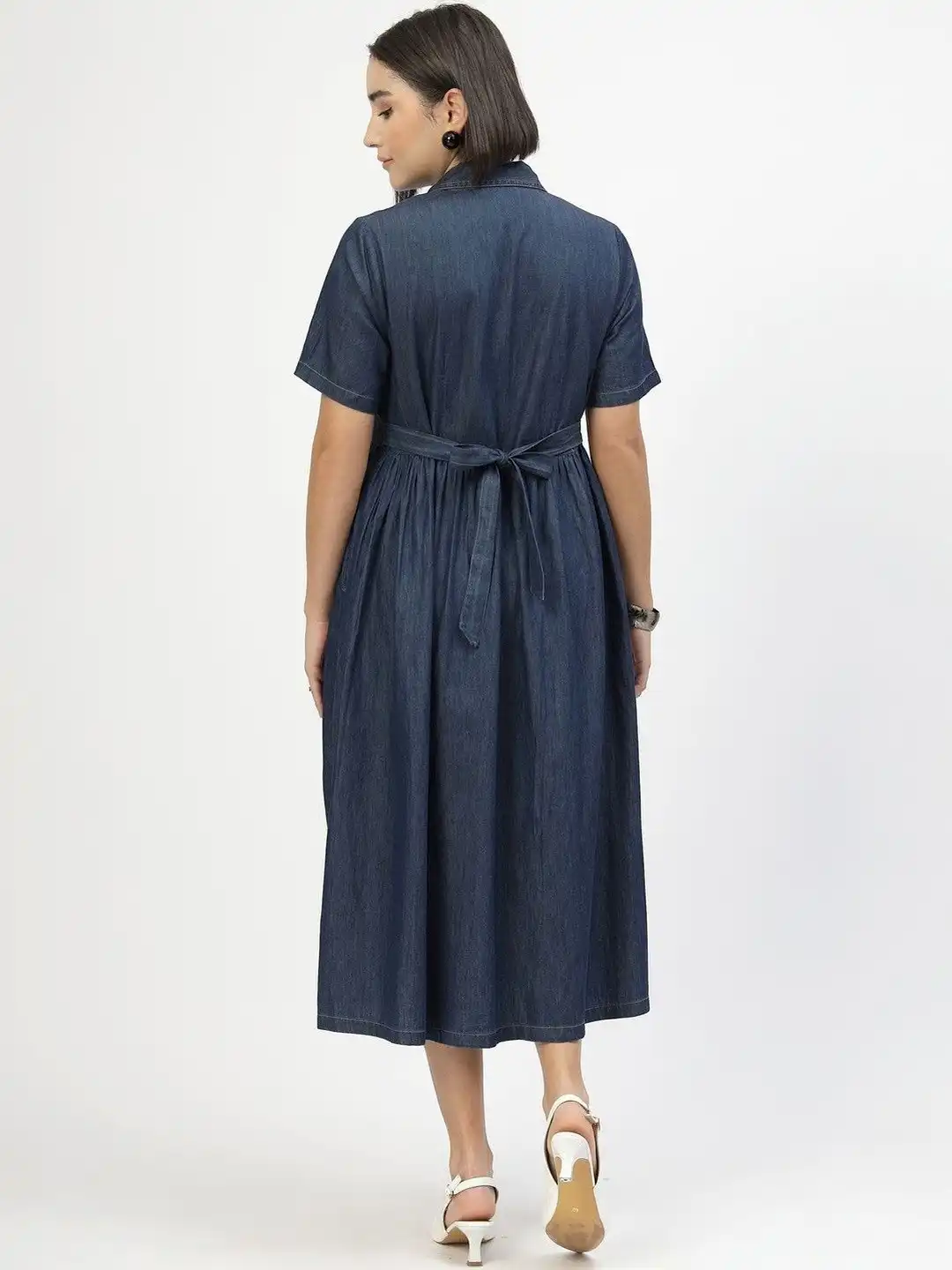 Buy House Of Zelena Women Denim Cotton Zipless Maternity & Nursing