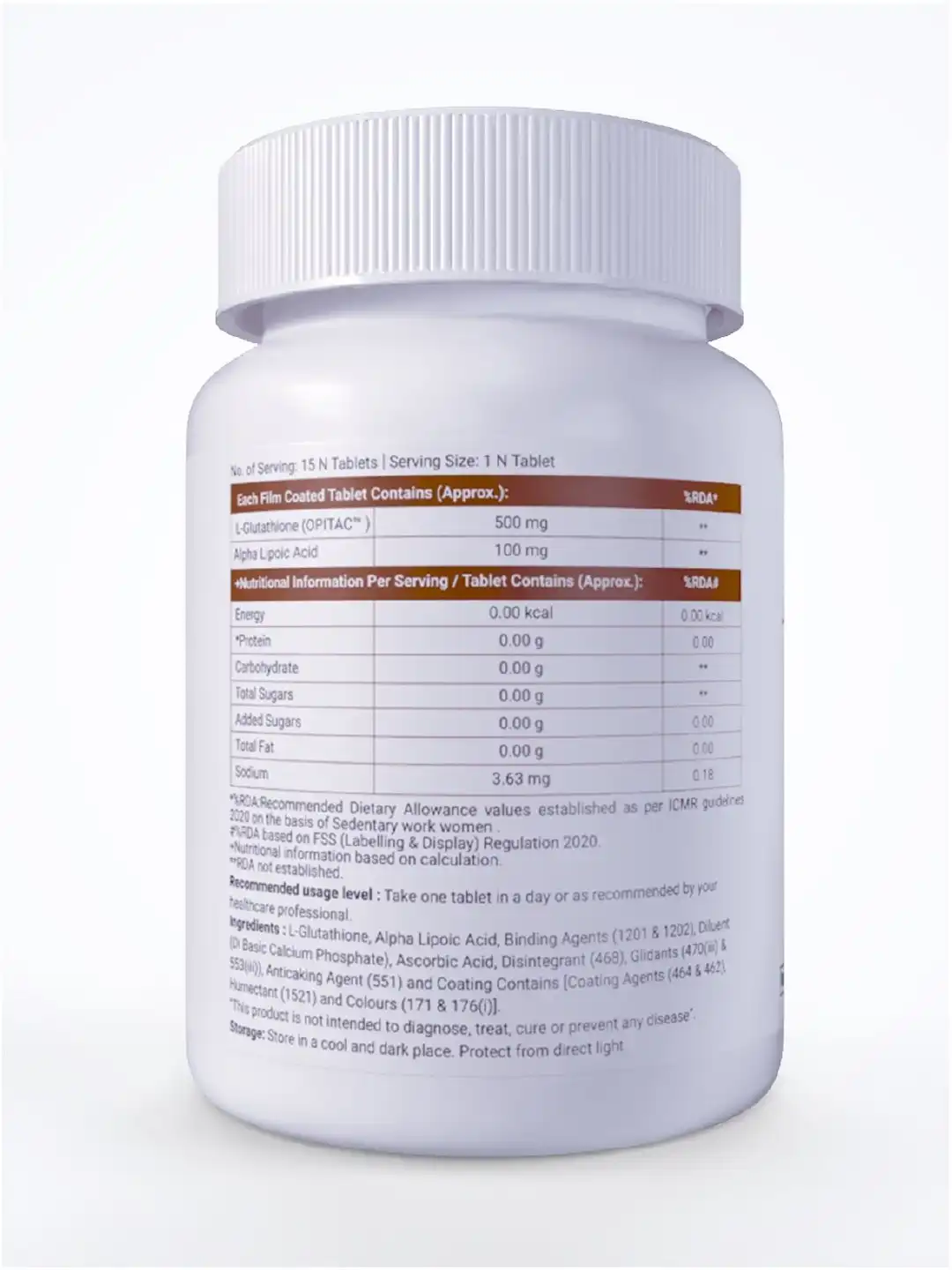 Buy GLUTONE Glutone-A Japanese Glutathione with ALA - 15 Tablets - Skin  Supplements for Unisex 31225090 | Myntra