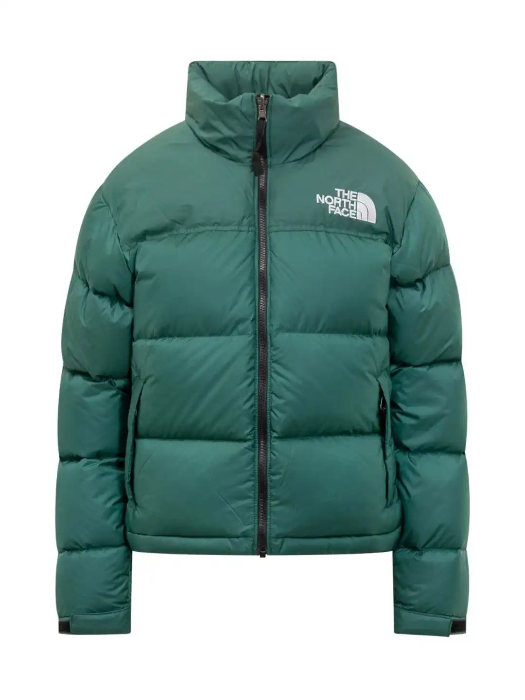 the north face logo puffer jacket