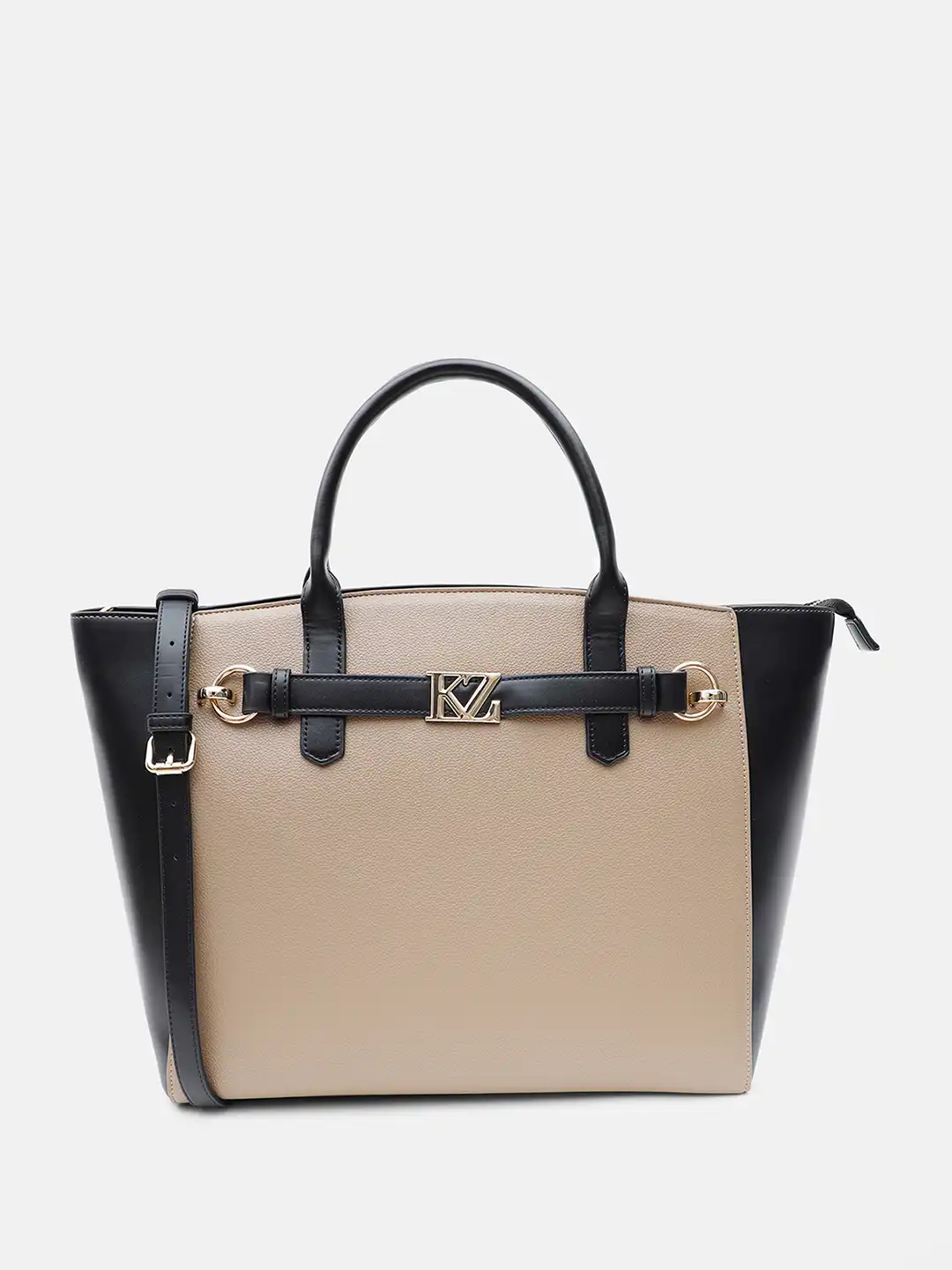 *kao* Buy Kazo Colourblocked Structured Handheld Bag - Handbags for