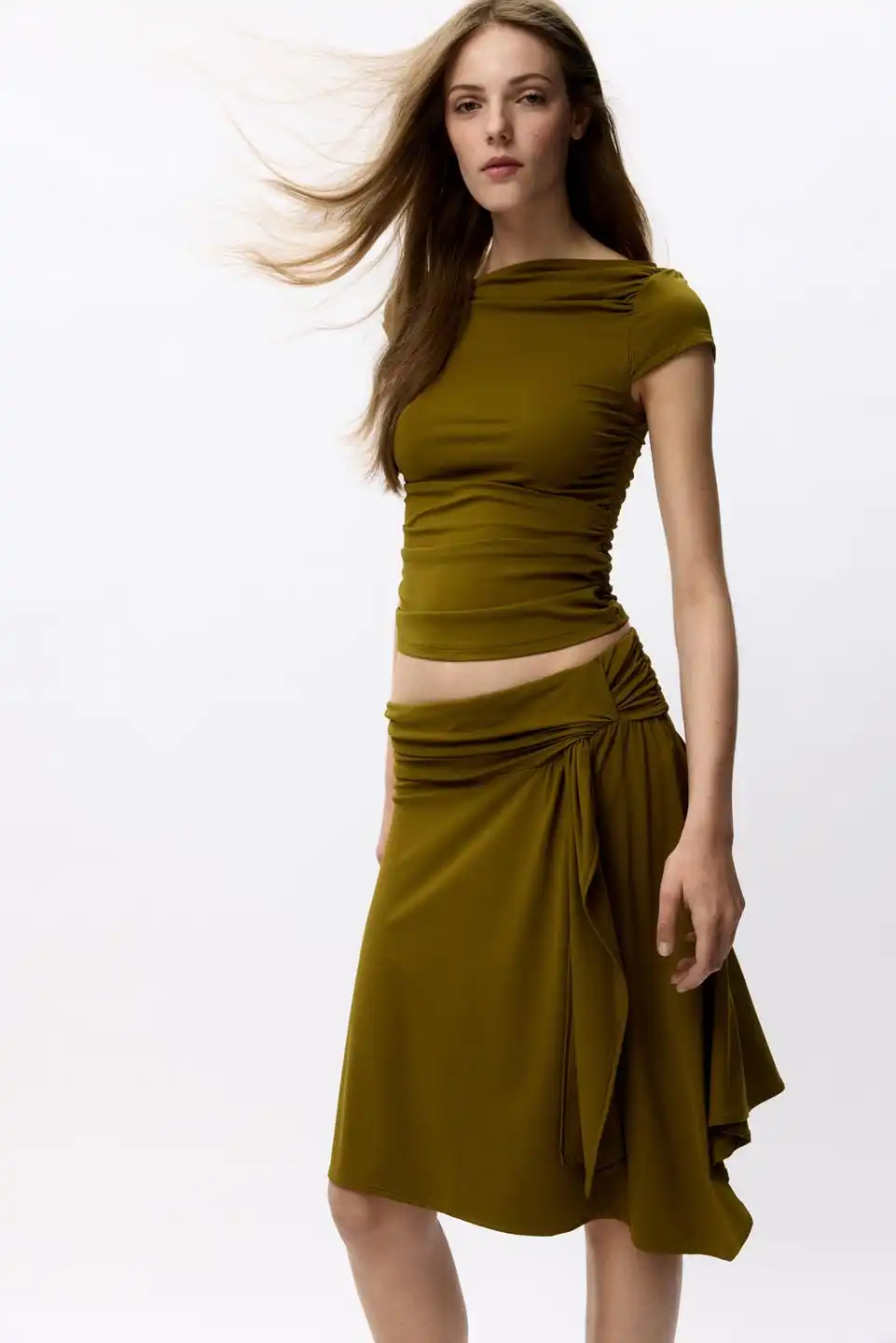 Buy H&M Asymmetric Jersey Skirt - Skirts for Women 42121860 | Myntra