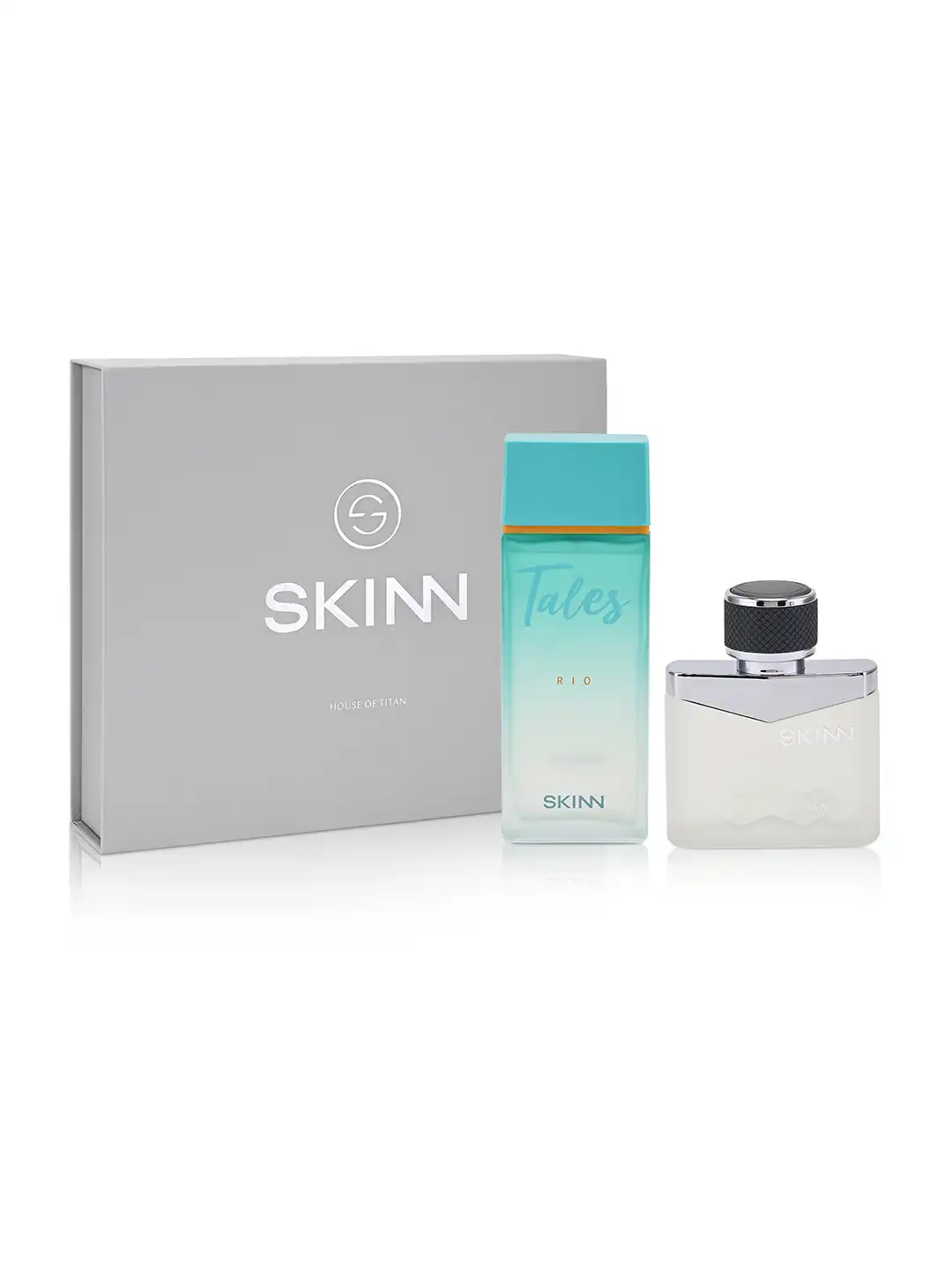 Buy SKINN Men Set Of 2 Raw & Rio Long Lasting Eau De Perfume - 50