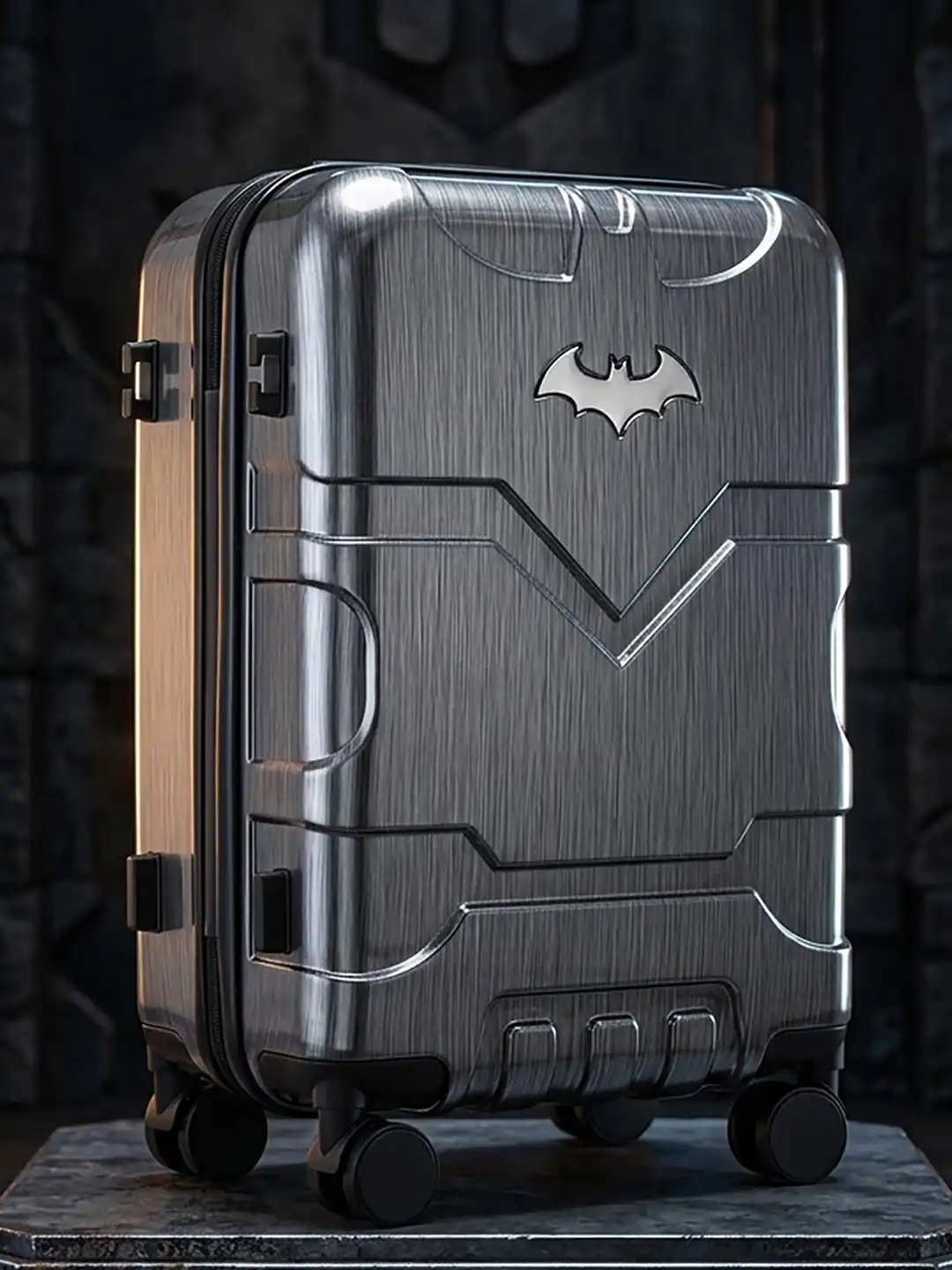 Buy FUR JADEN 55cm Batman printed trolley bag - Cabin Size