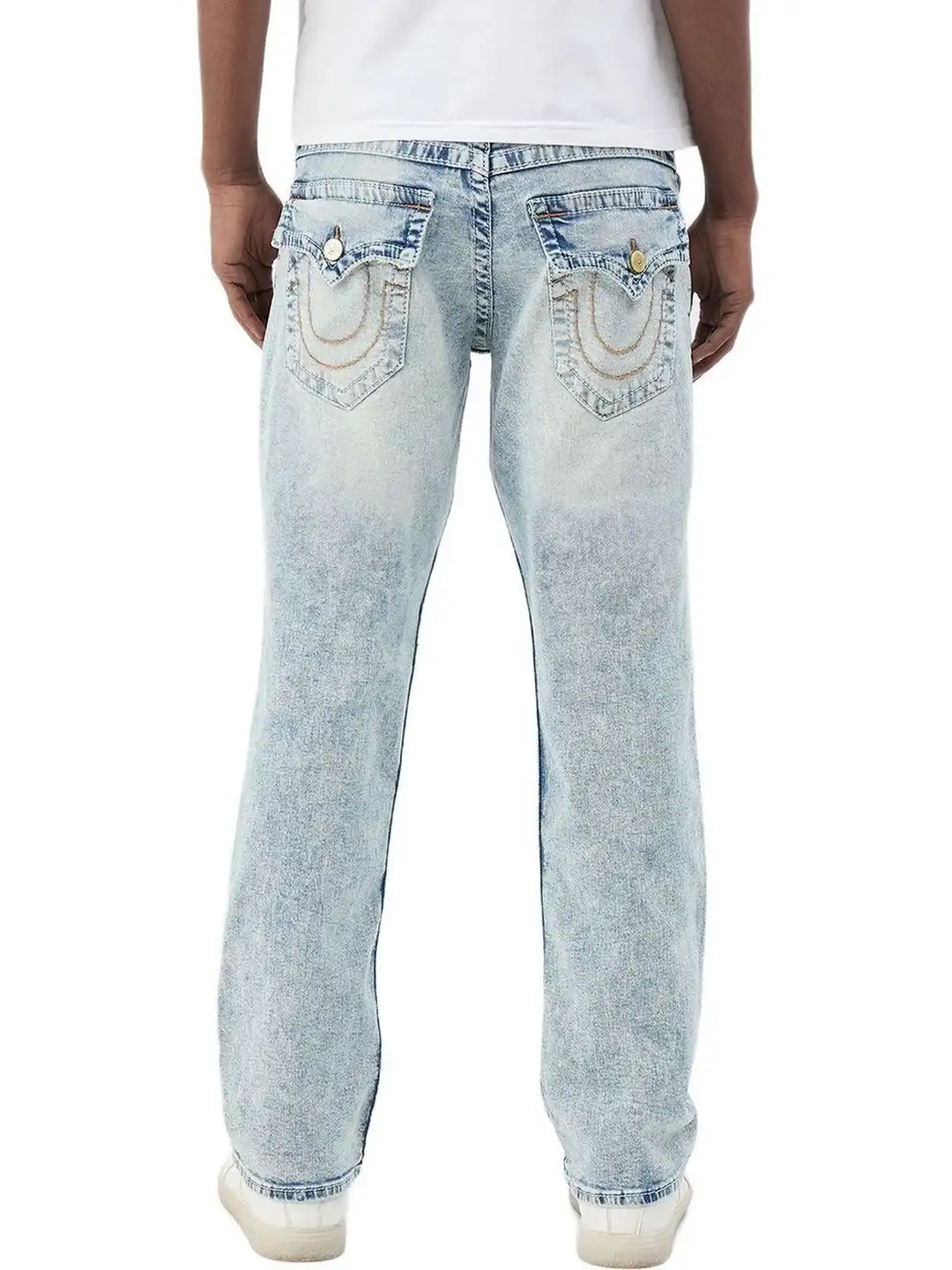 Buy True Religion Men Blue Solid Straight Fit Big T Ricky Jeans