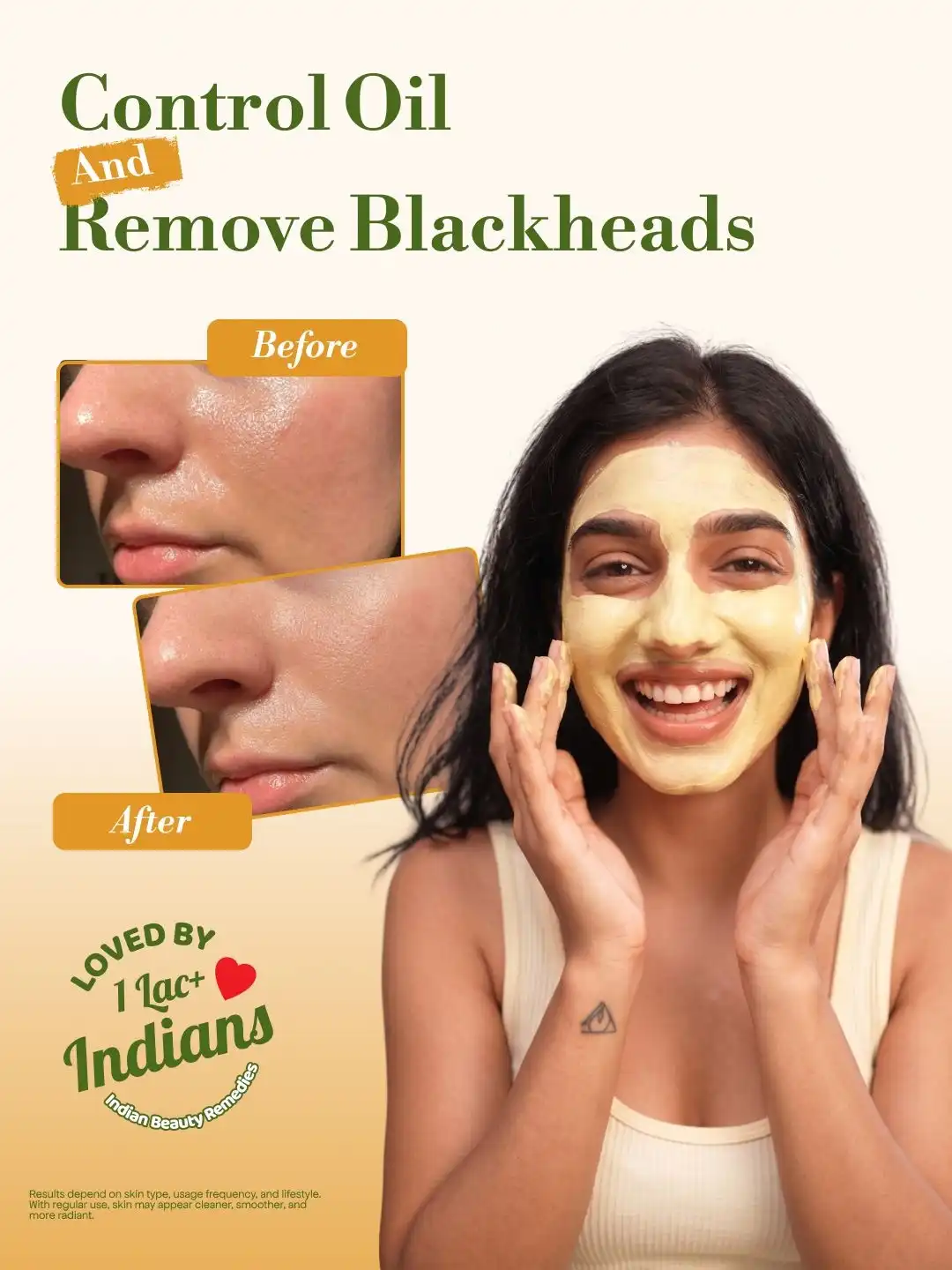 Buy ODEON Turmeric & Mineral Clay Face Pack- 50 ml - Mask and Peel