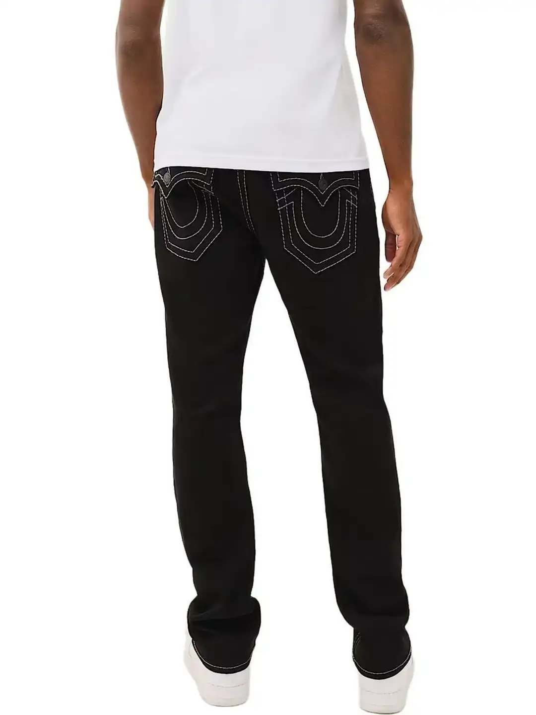 Buy True Religion Men Black Solid Straight Fit Big T Ricky Jeans