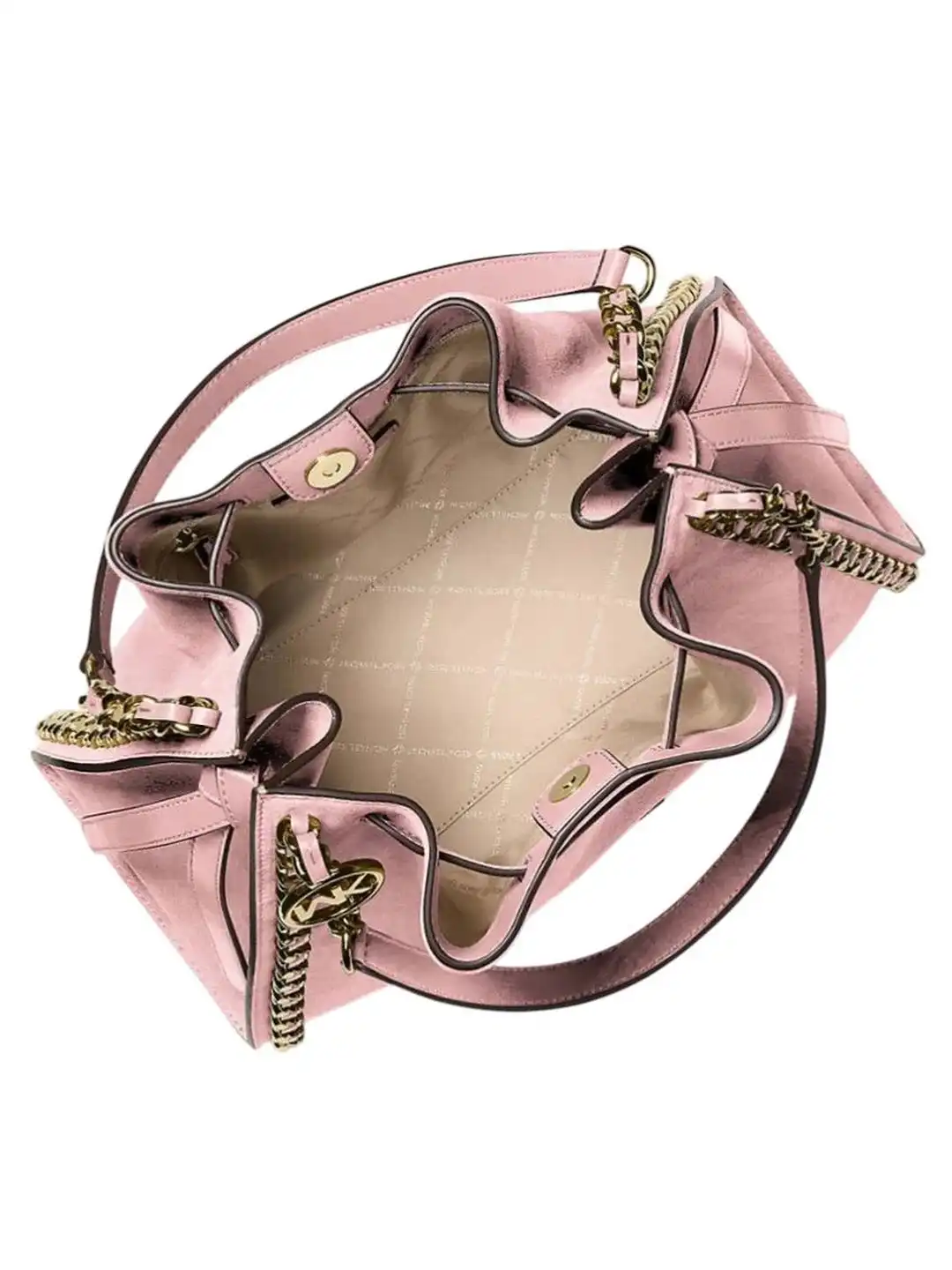 Buy Michael Kors Light Pink Mina Large Shoulder Bag - Handbags for