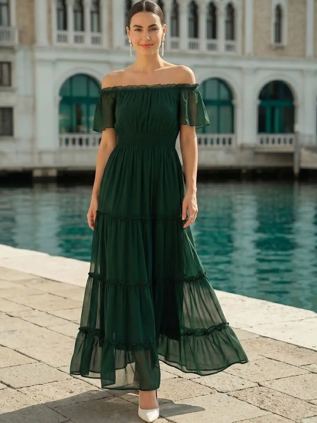 myntra off shoulder dress Buy aayu Off-Shoulder Maxi Dress - Dresses for Women 33317969