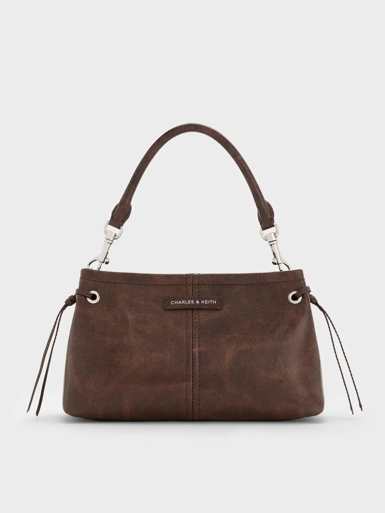 Buy Charles & Keith Noane Metallic Top Handle Bag - Handbags for
