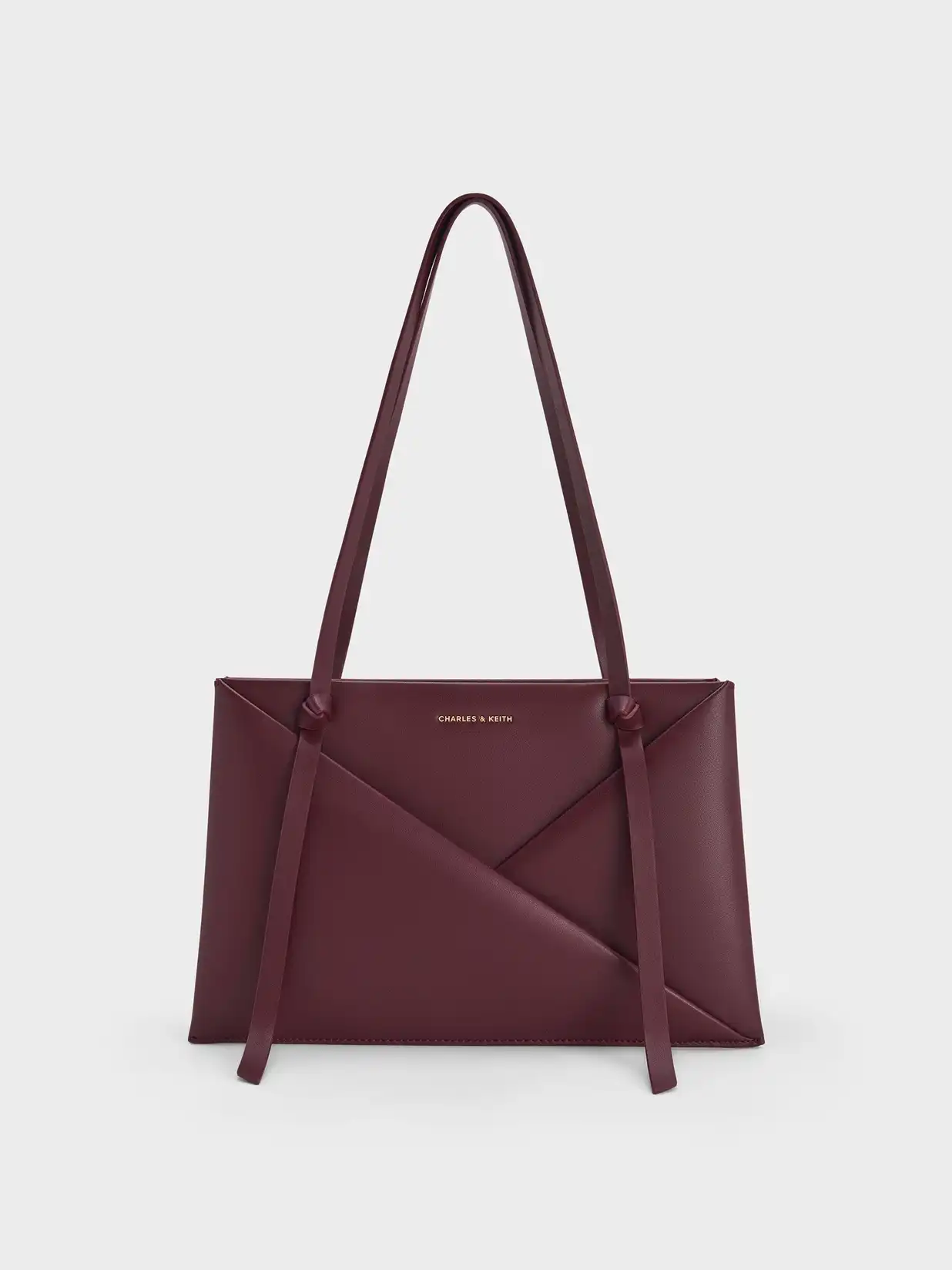バッグ CHARLES & KEITH Buy CHARLES & KEITH Midori Solid Small Structured Shoulder Bag