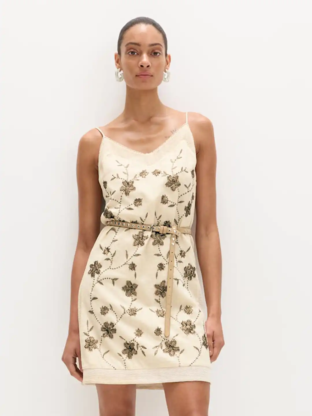 beige cami dress Buy Marks & Spencer Embellished Cotton Regular Fit - Dresses for Women 41676169 20260105-PRODUCT-ALLSITE ZEYLAH Women's Floral Print Color:Teal