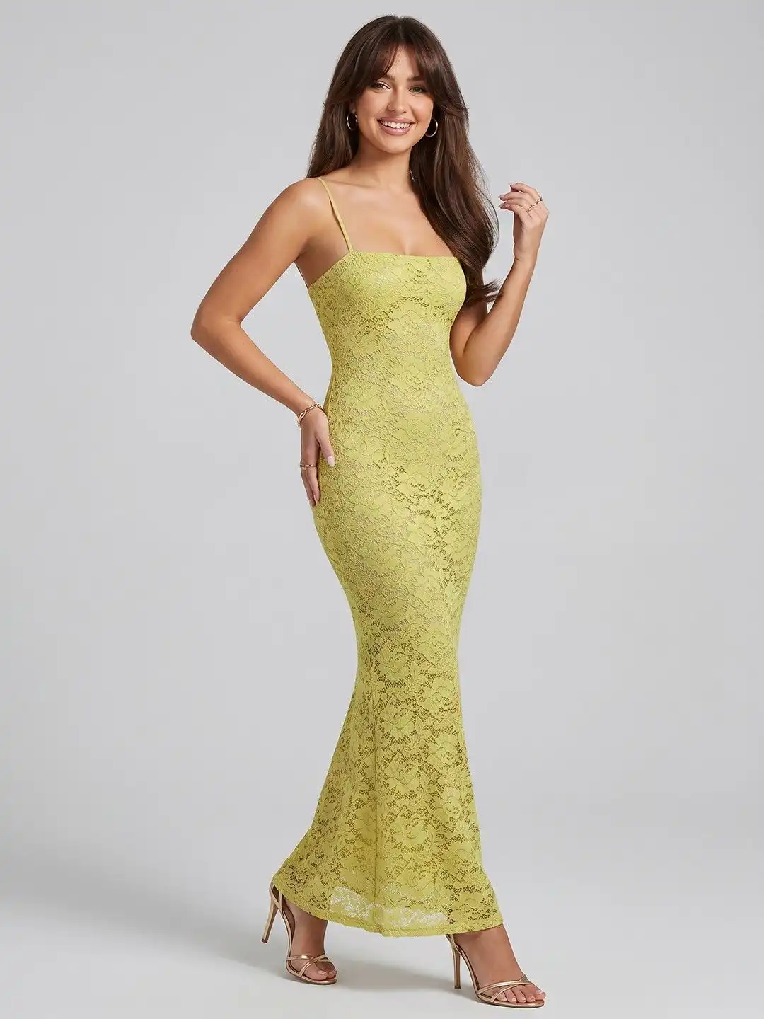 bebe yellow bodycon dress Bebe Womens Yellow Bandage Midi Sleeveless Bodycon Dress S BHFO 6801