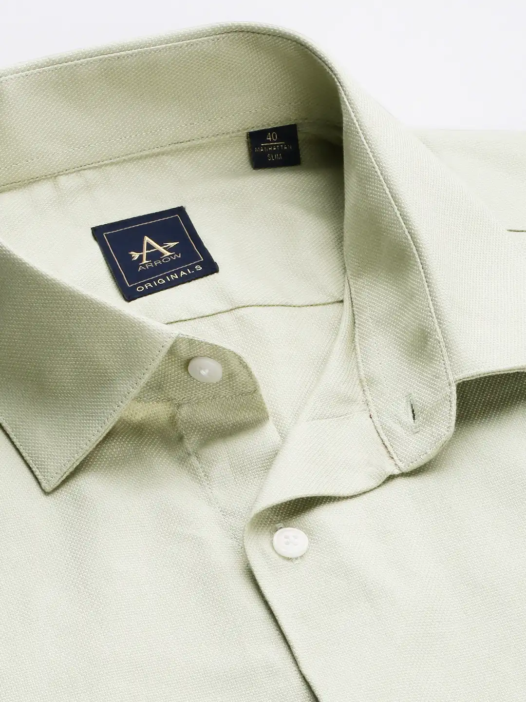 arrow men's slim fit dress shirt Performance All Way Stretch Arrow Print Shirt main image 0