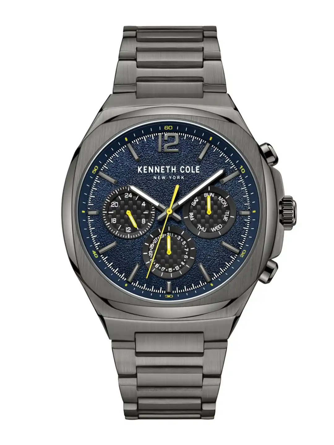 Buy Kenneth Cole Multifunction Analog With Blue Dial Watch For Men