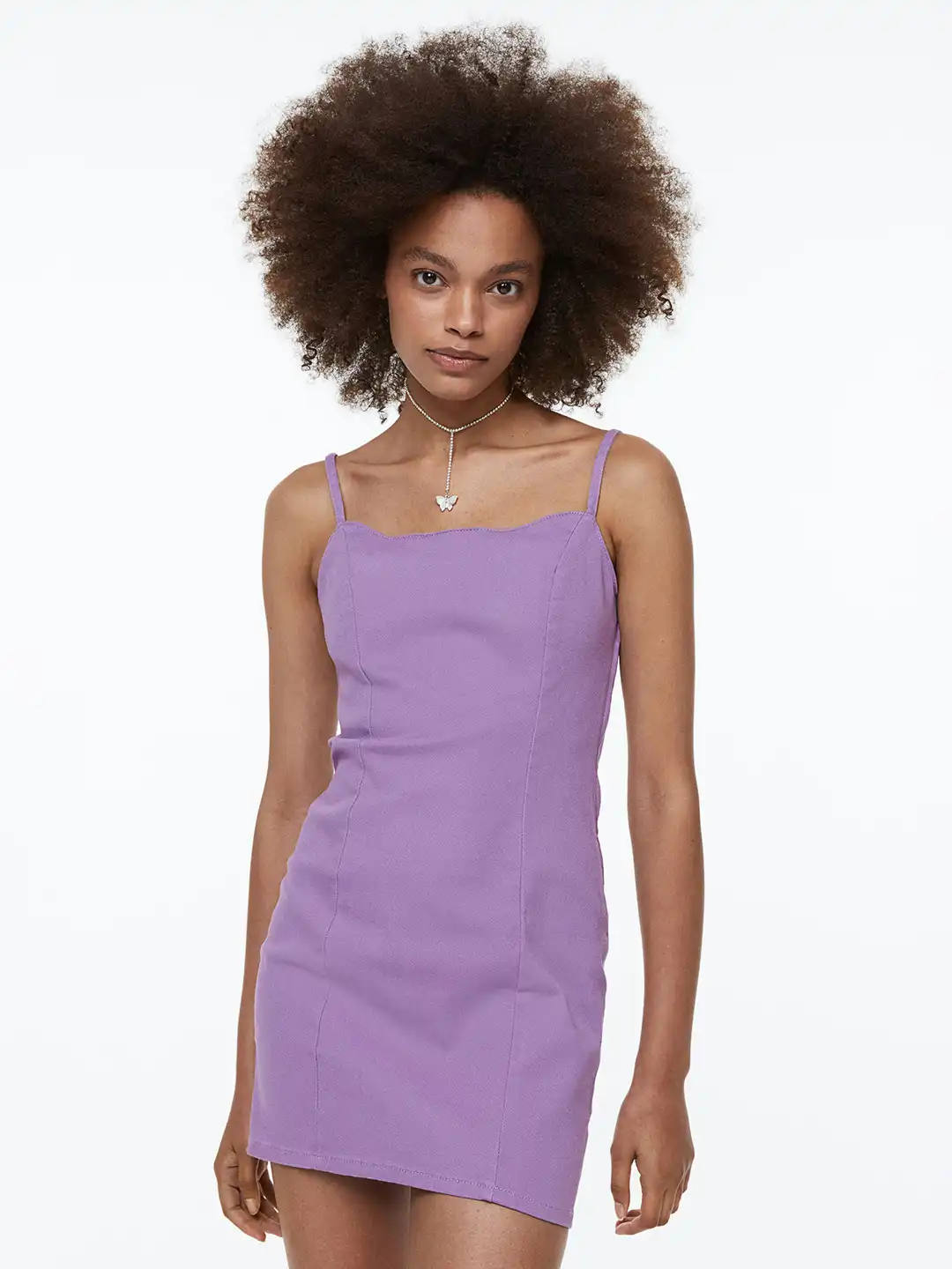 h&m purple bodycon dress Versace x H&M Bodycon Dress