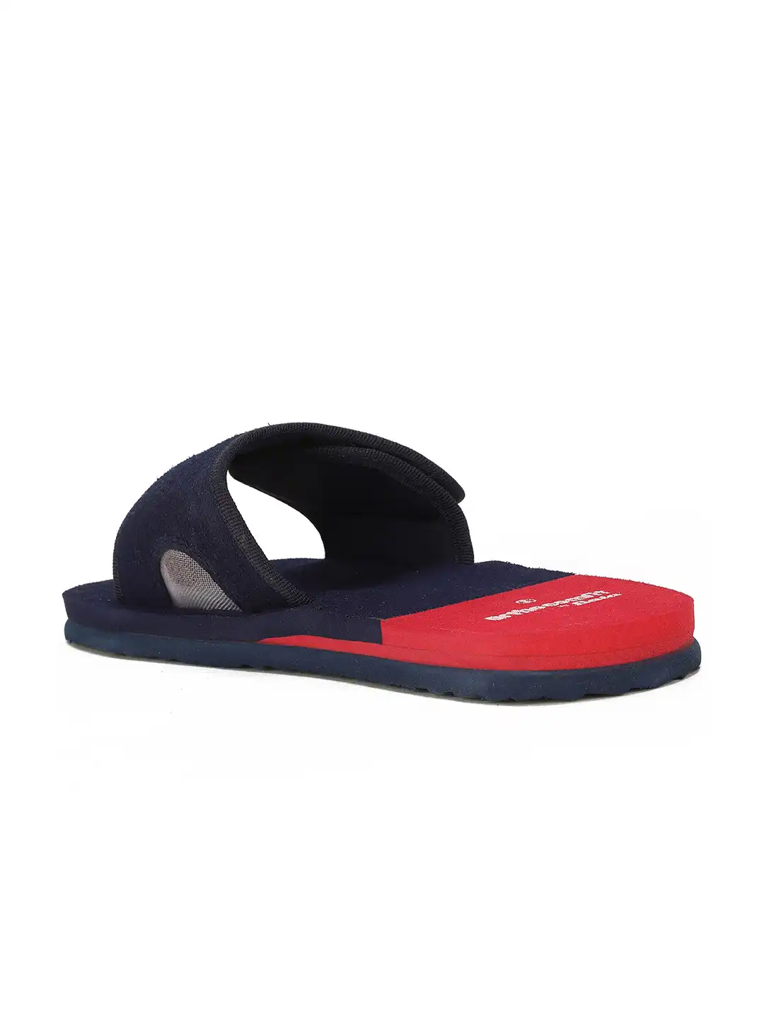 Buy Bata Men Blue & Red Colourblocked Sliders - Flip Flops for Men