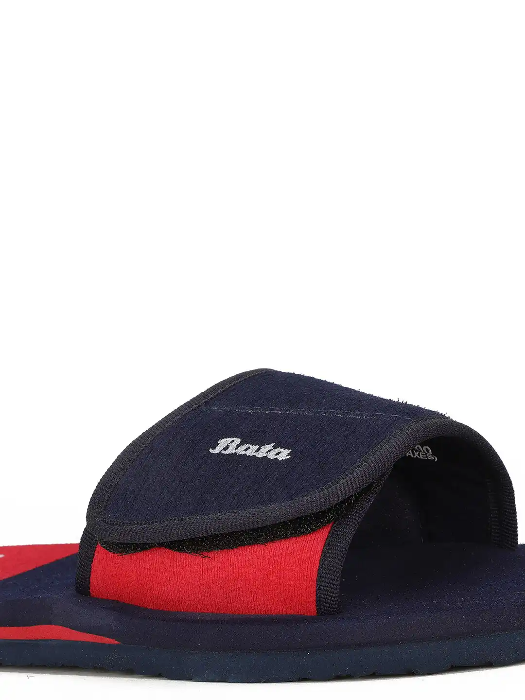 Buy Bata Men Blue & Red Colourblocked Sliders - Flip Flops for Men