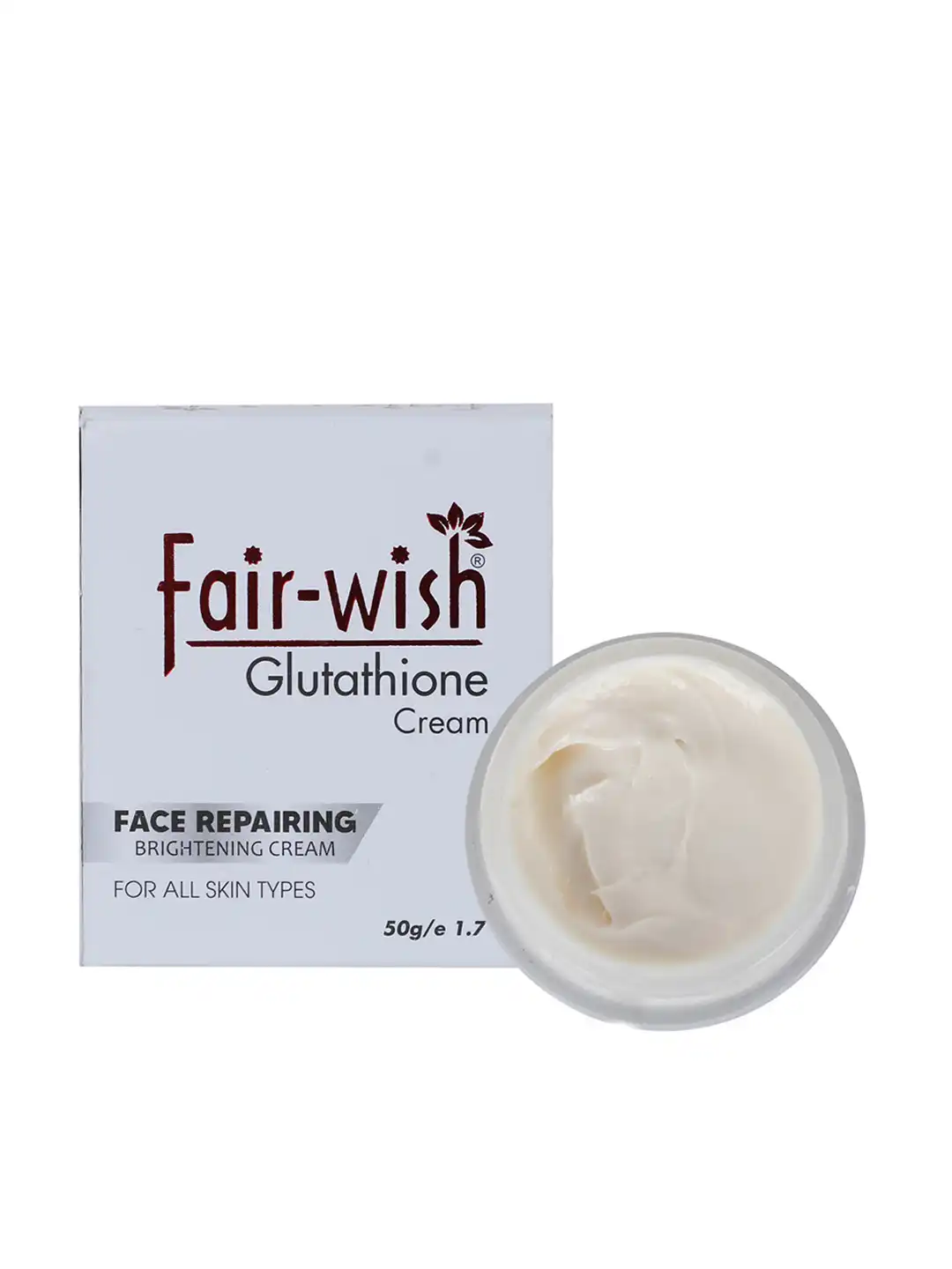 glutathione face whitening cream Buy Fair Wish Glutathione Face Repairing Brightening Cream with Vitamin C &  E 50 g - Day Cream for Unisex 20479692