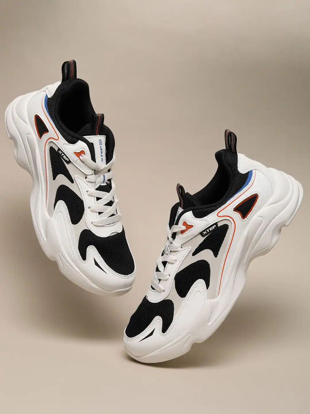 Buy Xtep Men Black Colourblocked Sneakers - Casual Shoes for Men