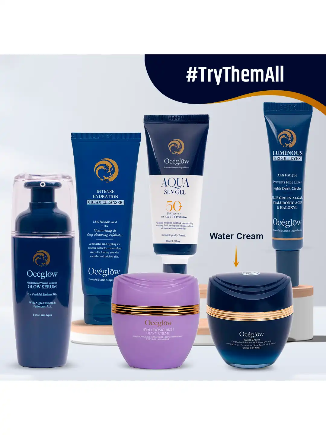 Buy Oceglow Water Cream 50ml - Day Cream for Unisex 20631122 | Myntra