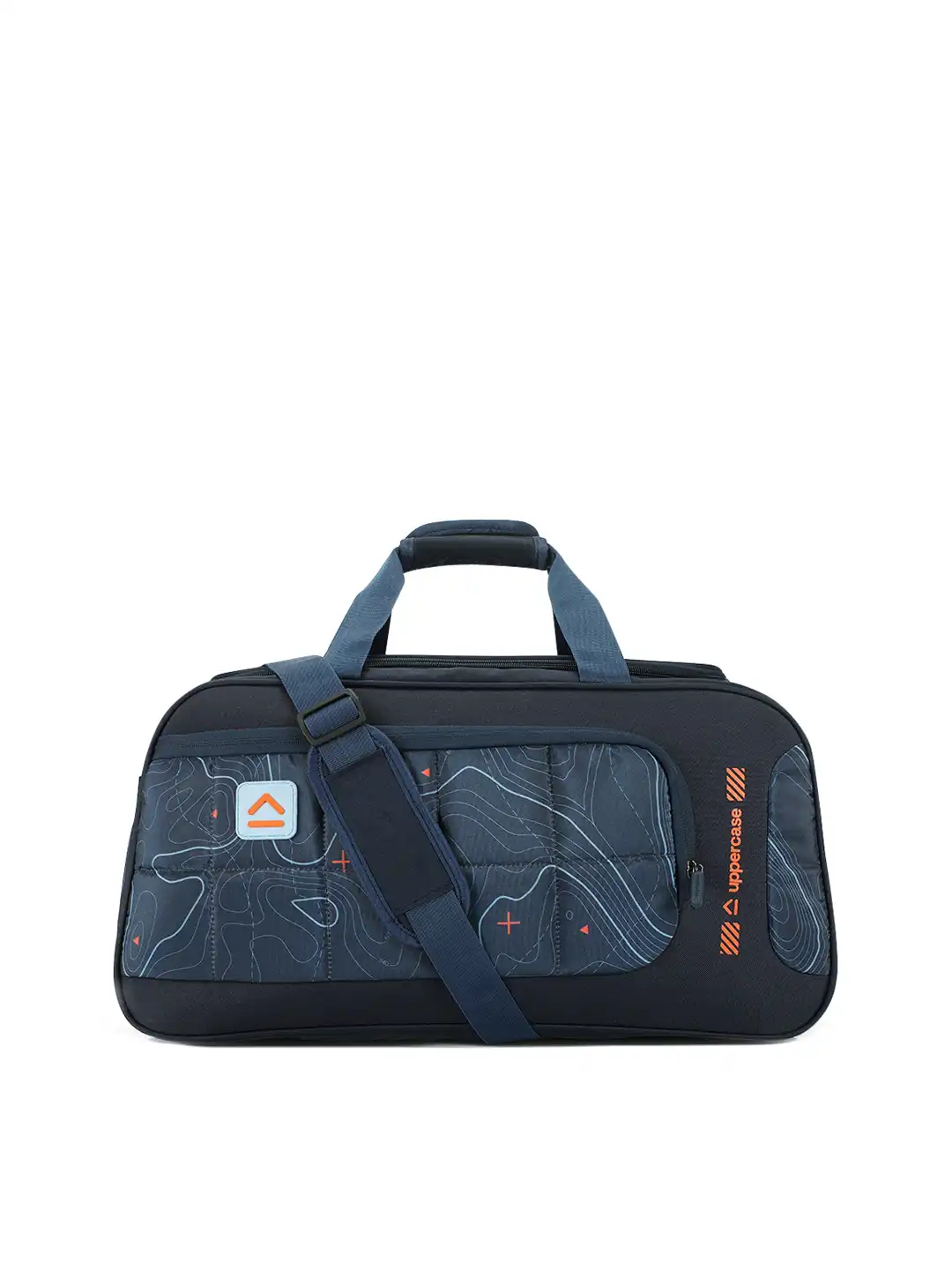 Buy uppercase Blue Printed Travel Duffel Bag - Duffel Bag for