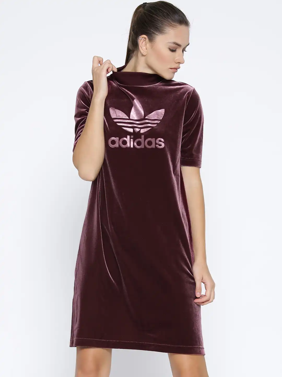 adidas dress burgundy Malia top – Burgundy – Designbysi.se main image 1